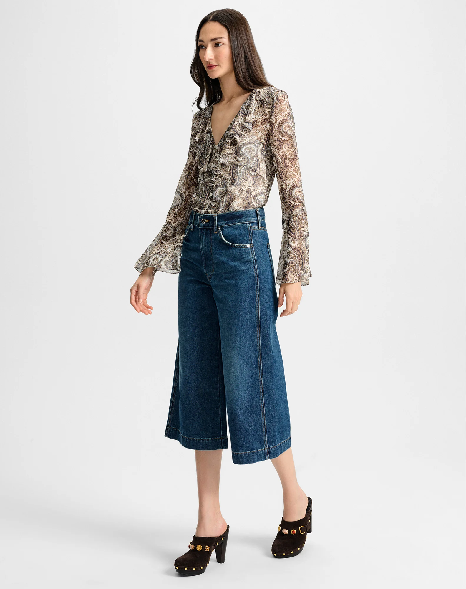 Marlowe Denim Culotte - Image 3