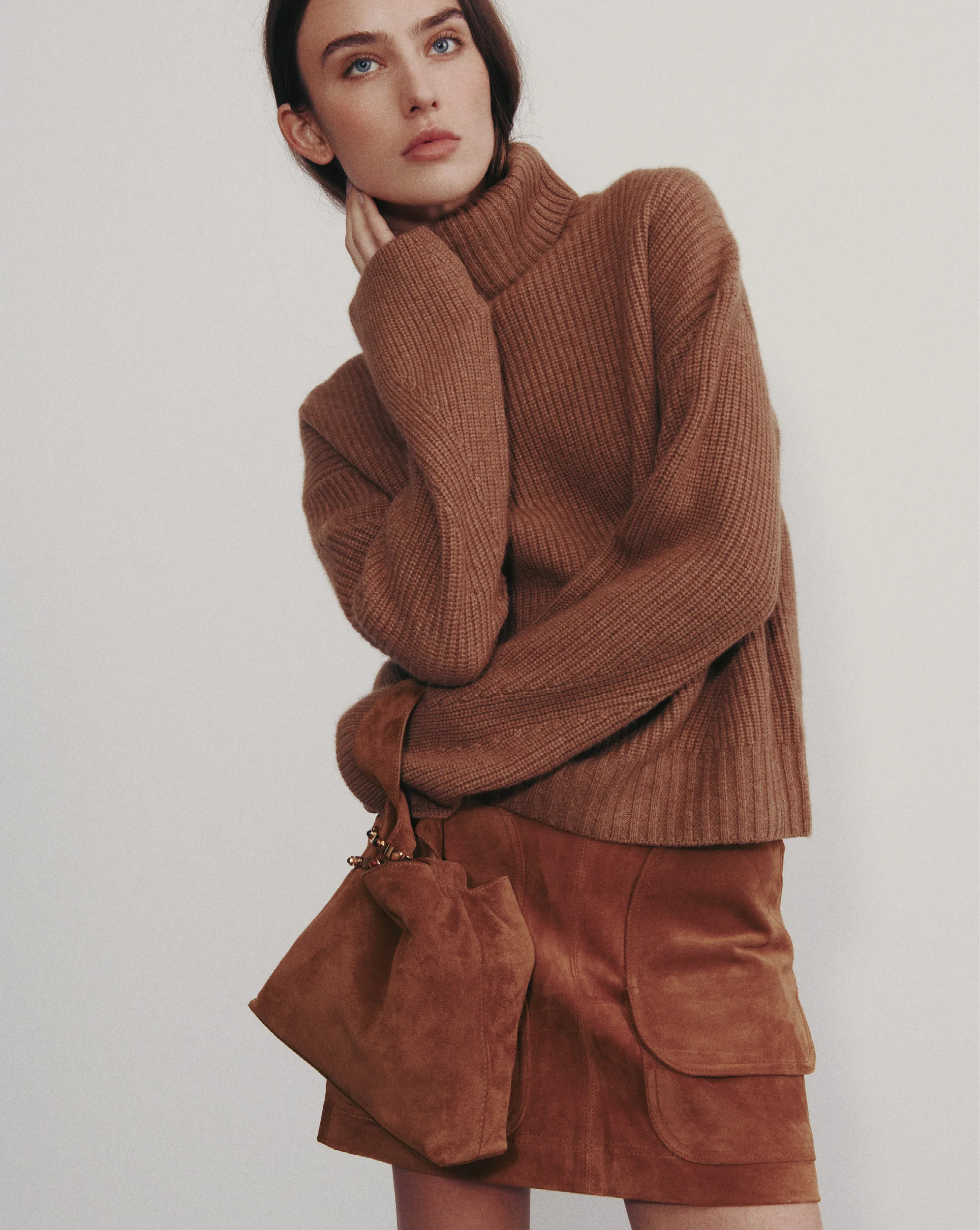 Matilda Cashmere Turtleneck Sweater