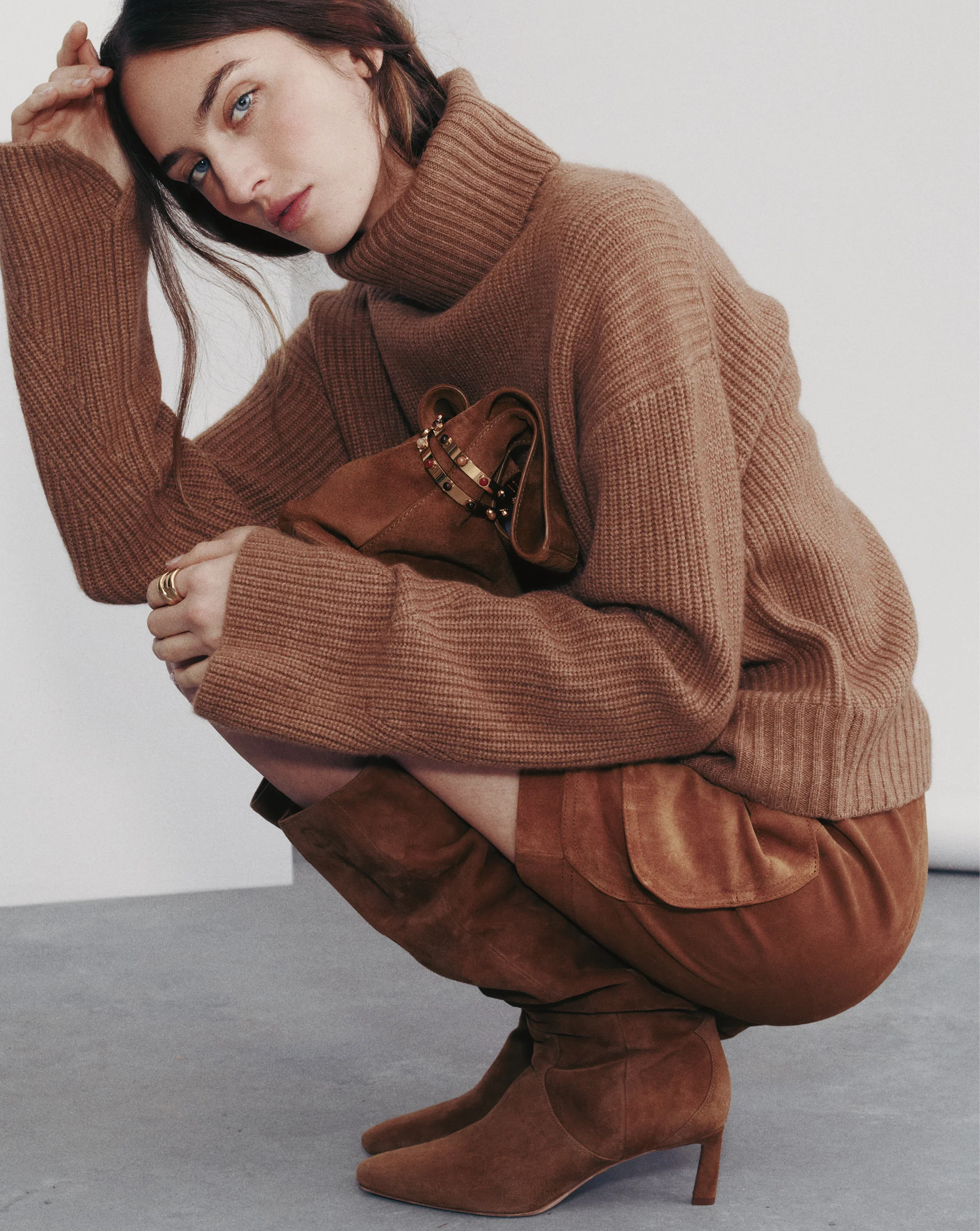 Matilda Cashmere Turtleneck Sweater - Image 2