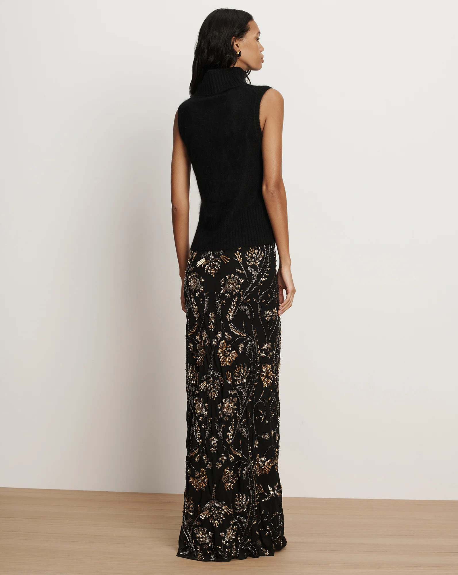 Mazzy Brushed Cashmere Sleeveless Sweater - Image 4