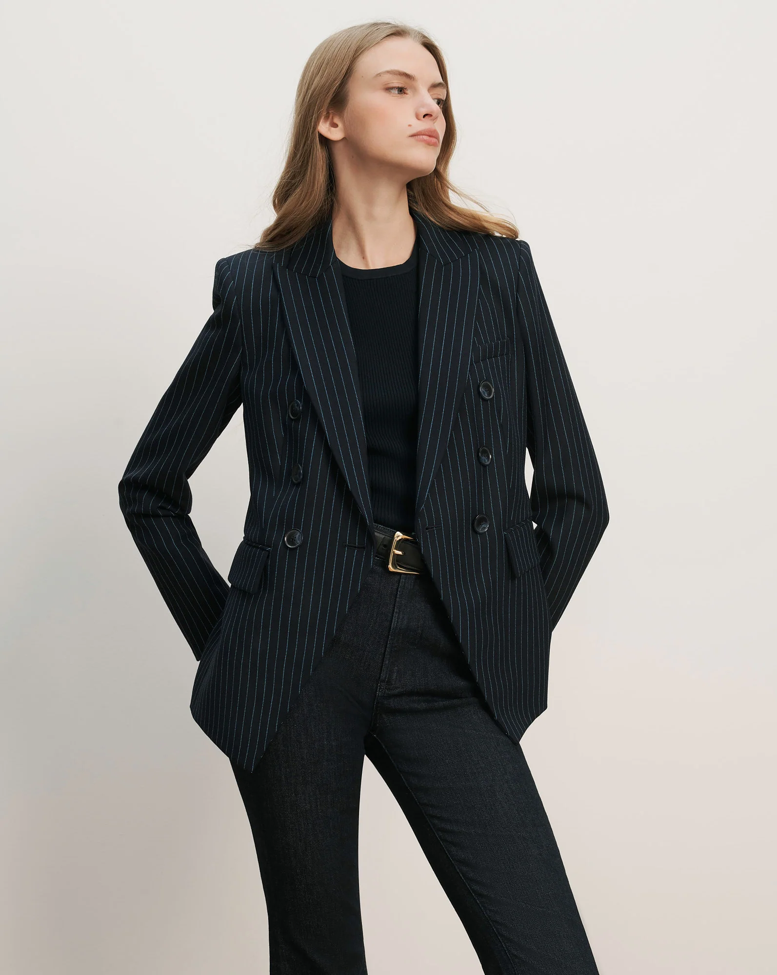 Miller Pinstripe Dickey Jacket