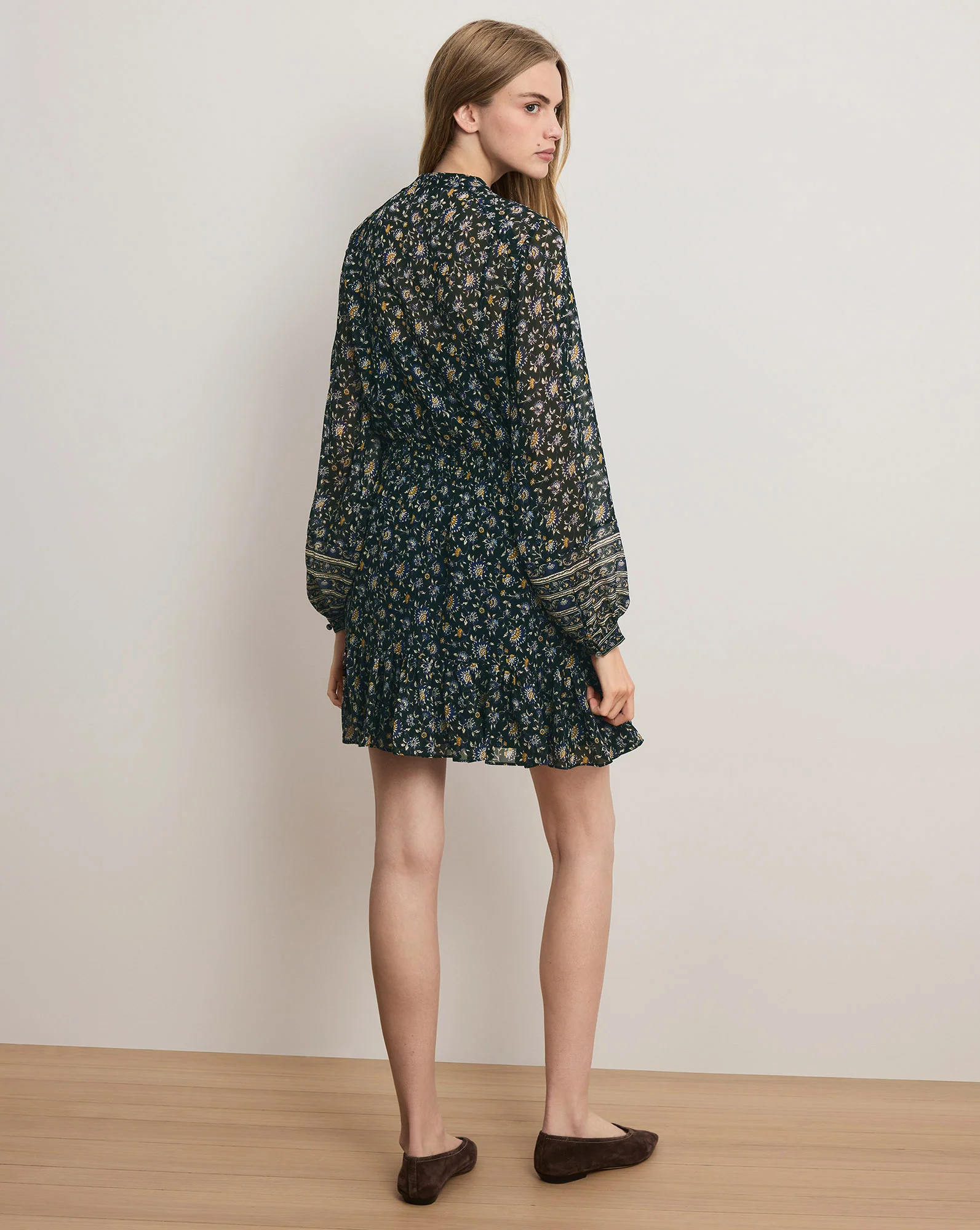 Mirabel Silk Mini Dress - Image 5