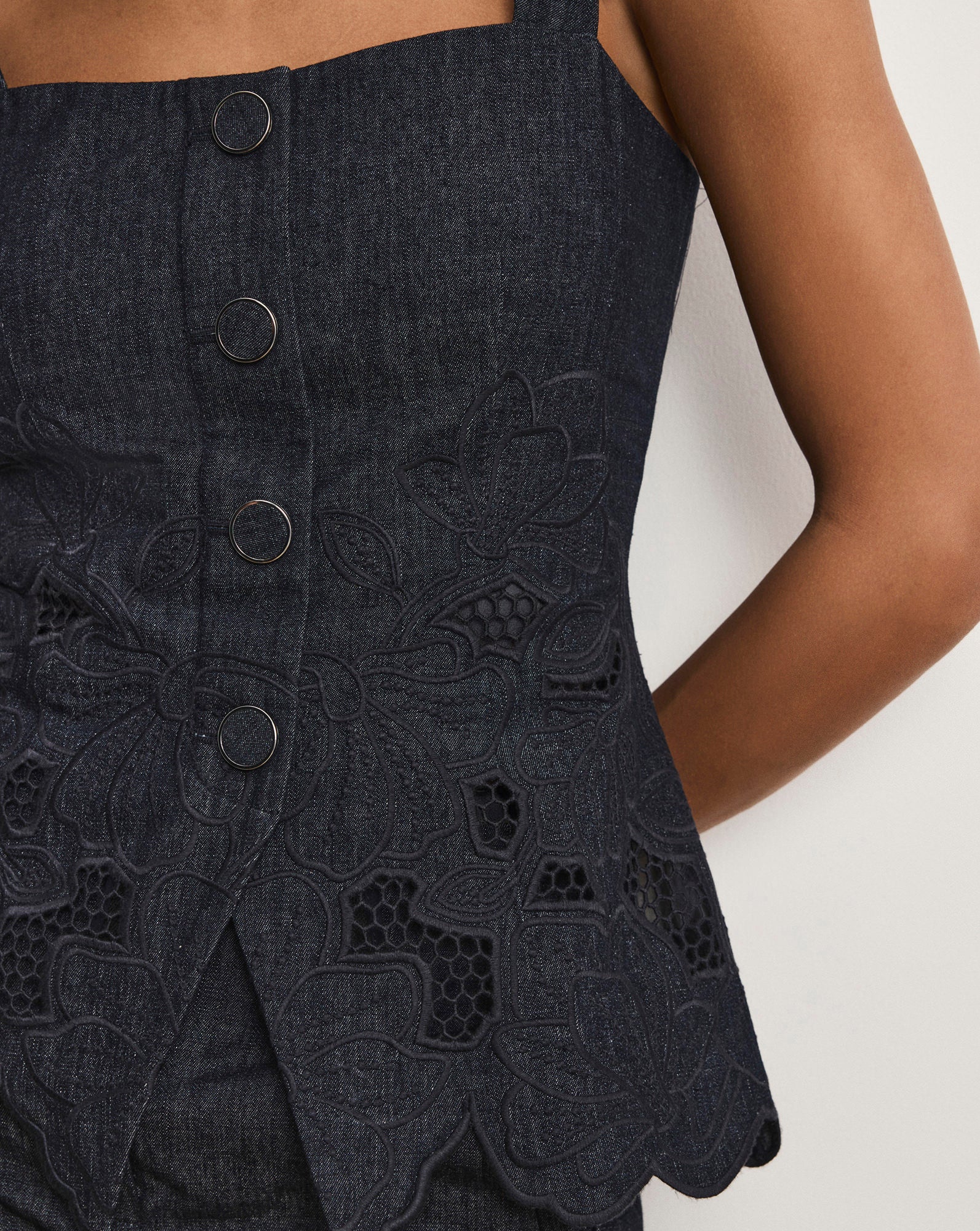 Mirielle Eyelet Tank Top - Image 7