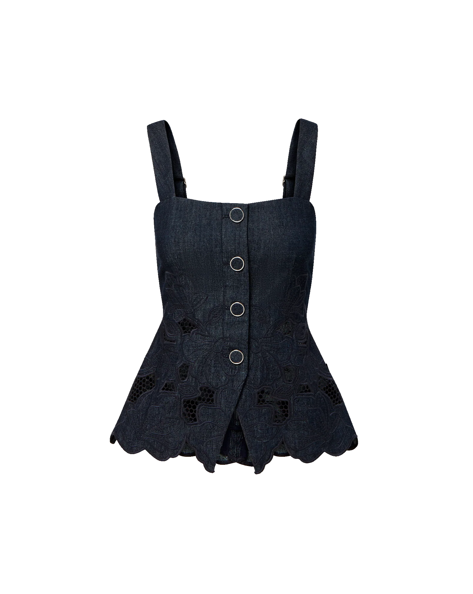 Mirielle Eyelet Tank Top - Image 8