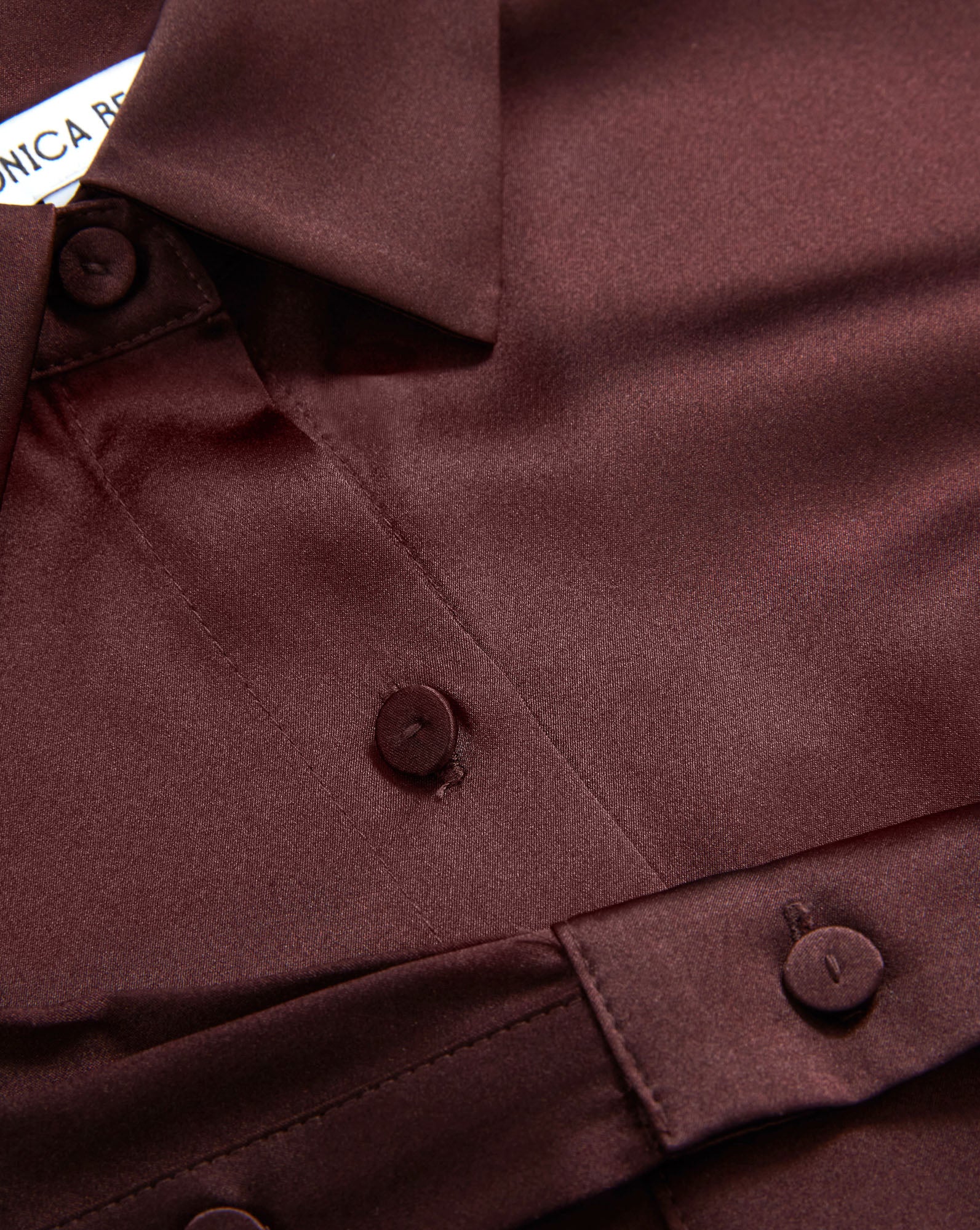 Monique Silk Button-Down Shirt - Image 3