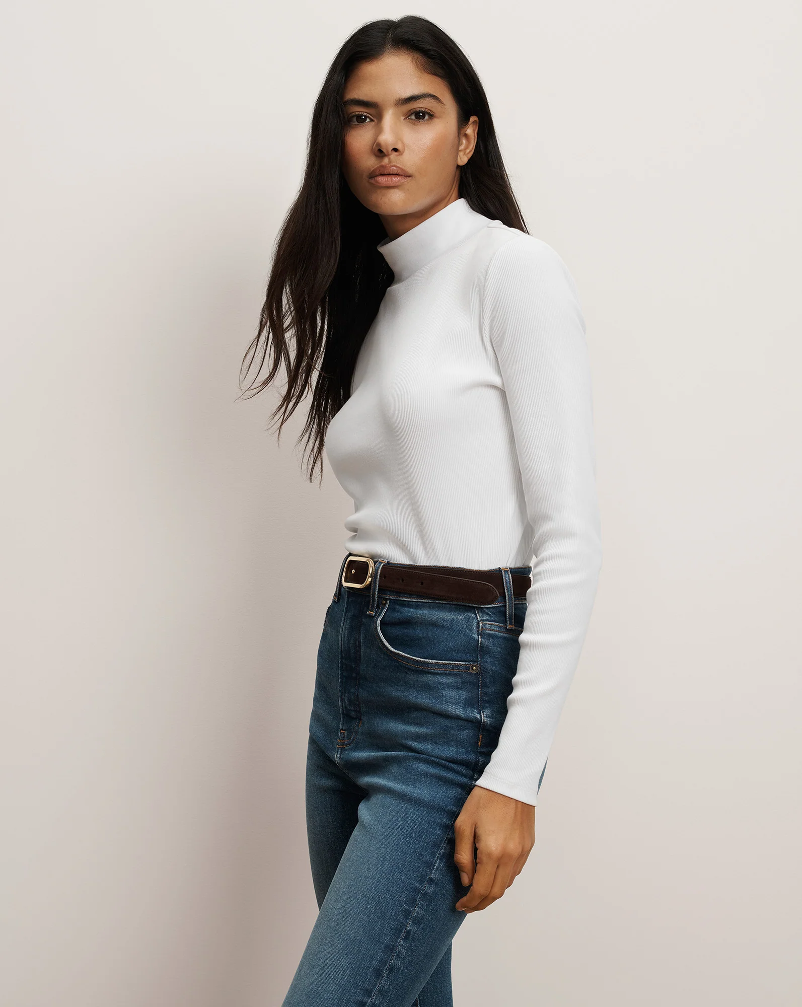 Nate Mock-Neck Top