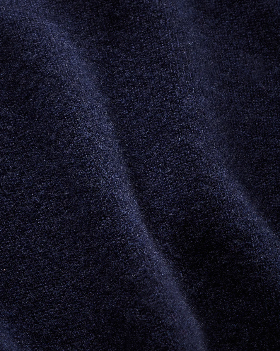 Nelia Cashmere Pullover | Button Accent - Image 3