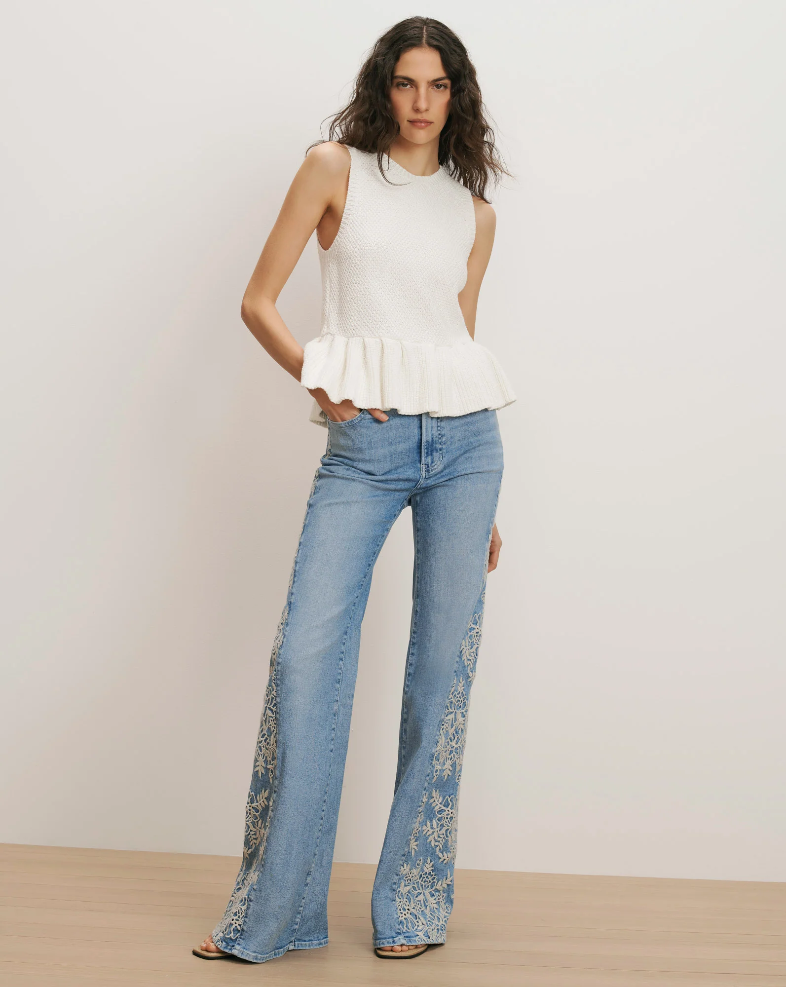 Nemyah Peplum Tank Top - Image 2