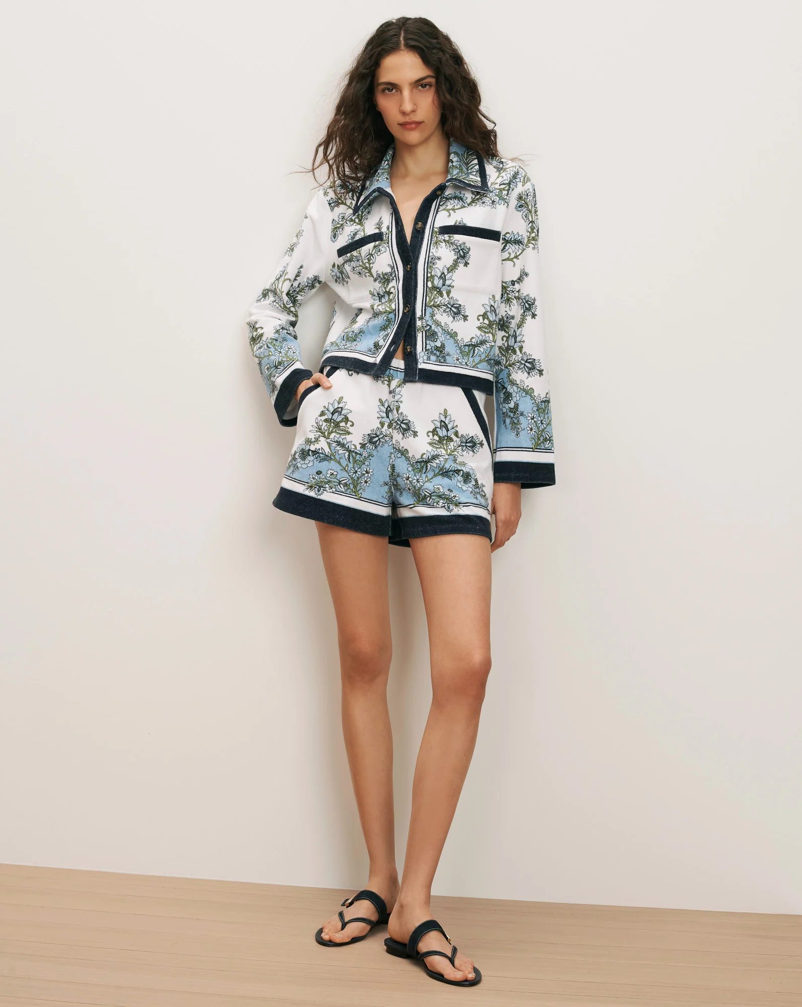 Novelle Terry Button-Down Shirt - Image 5