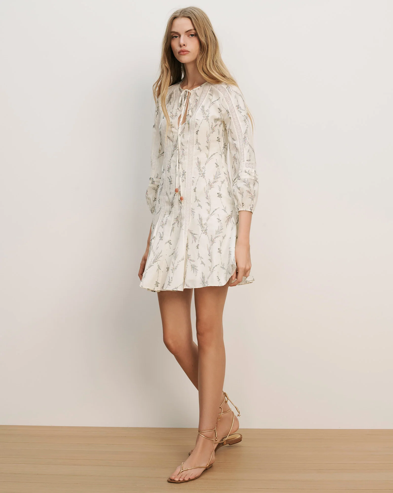 Ollian Floral Mini Dress - Image 2