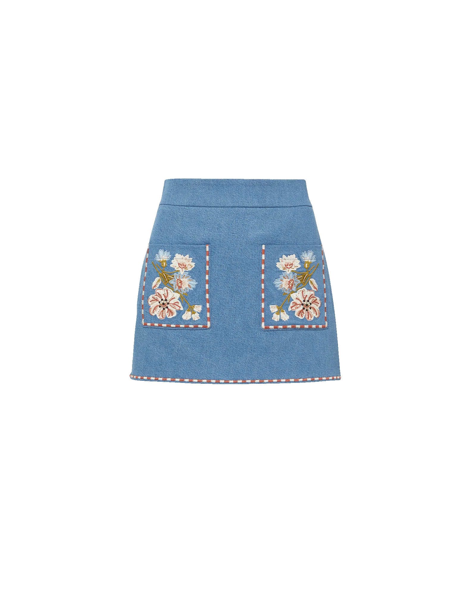 Pallas Embroidered Mini Skirt - Image 9