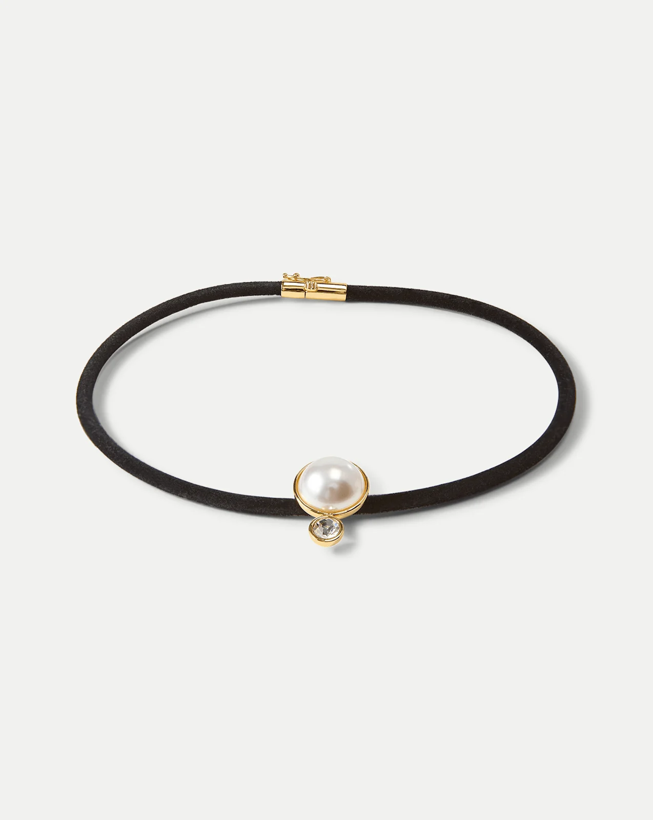 Pearl Pendant Cord Necklace - Image 3