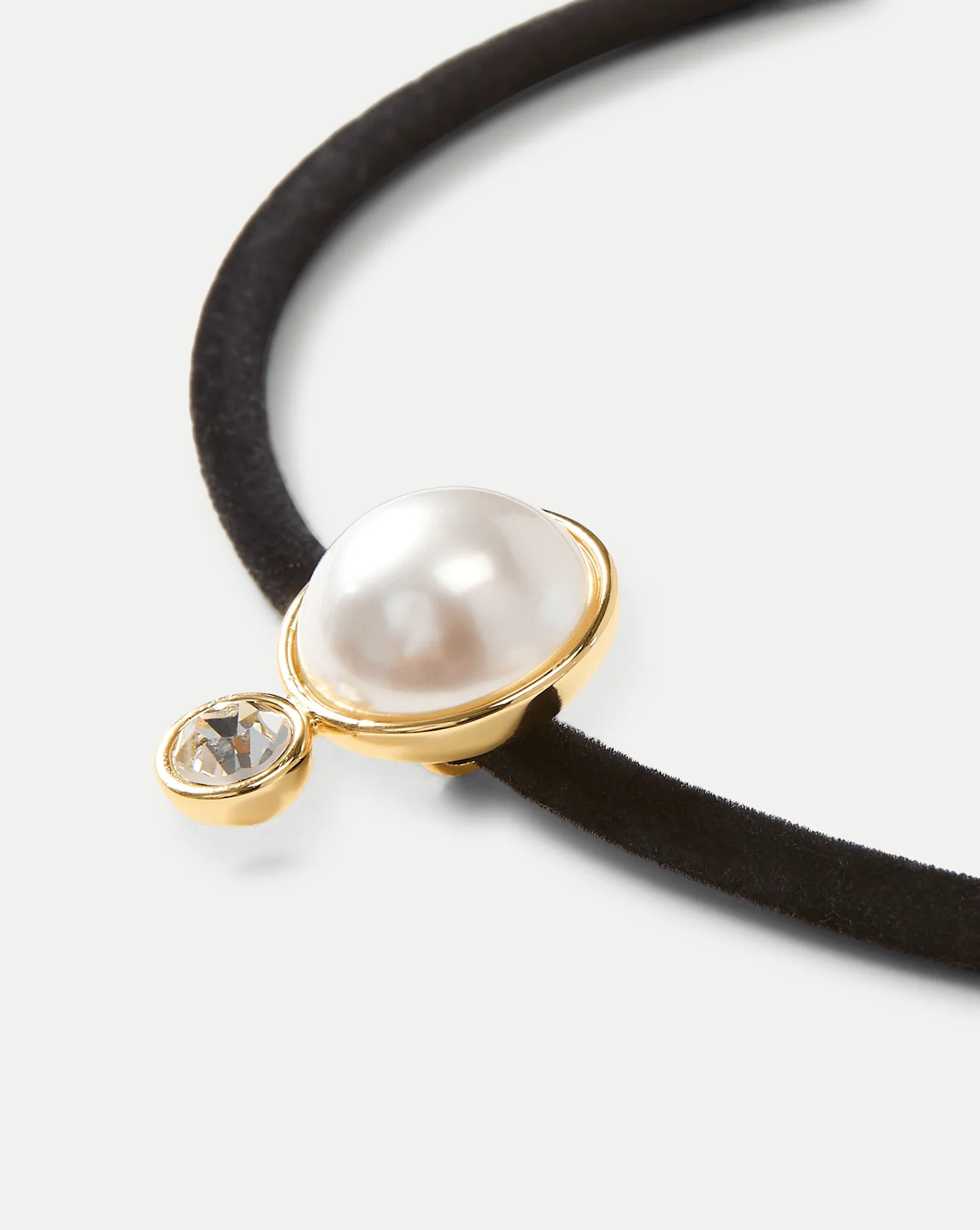 Pearl Pendant Cord Necklace - Image 4