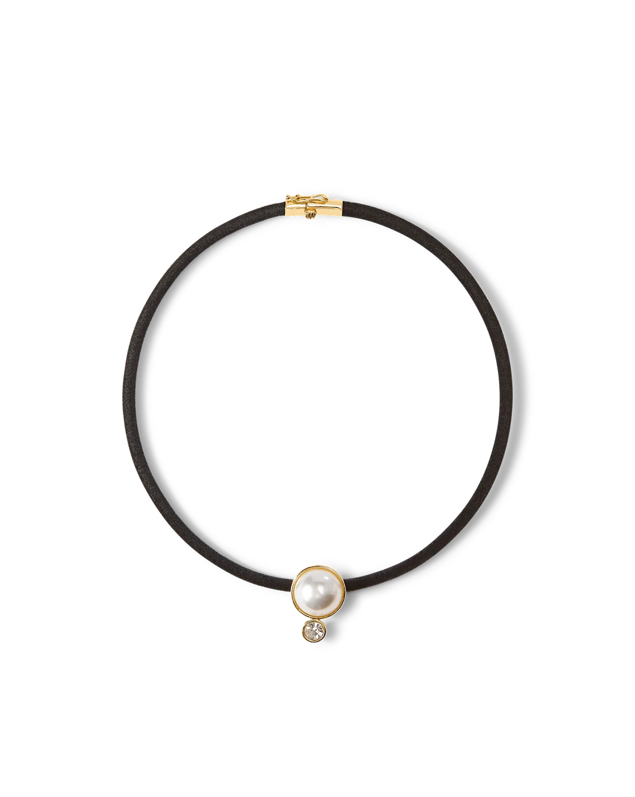 Pearl Pendant Cord Necklace - Image 6