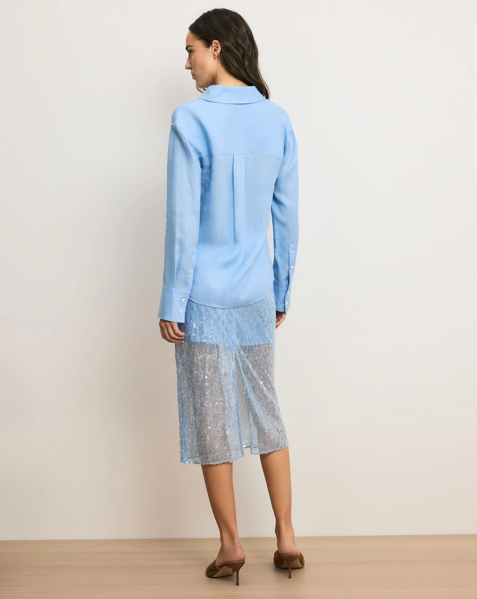 Perezzi Linen Button-Down Shirt - Image 4