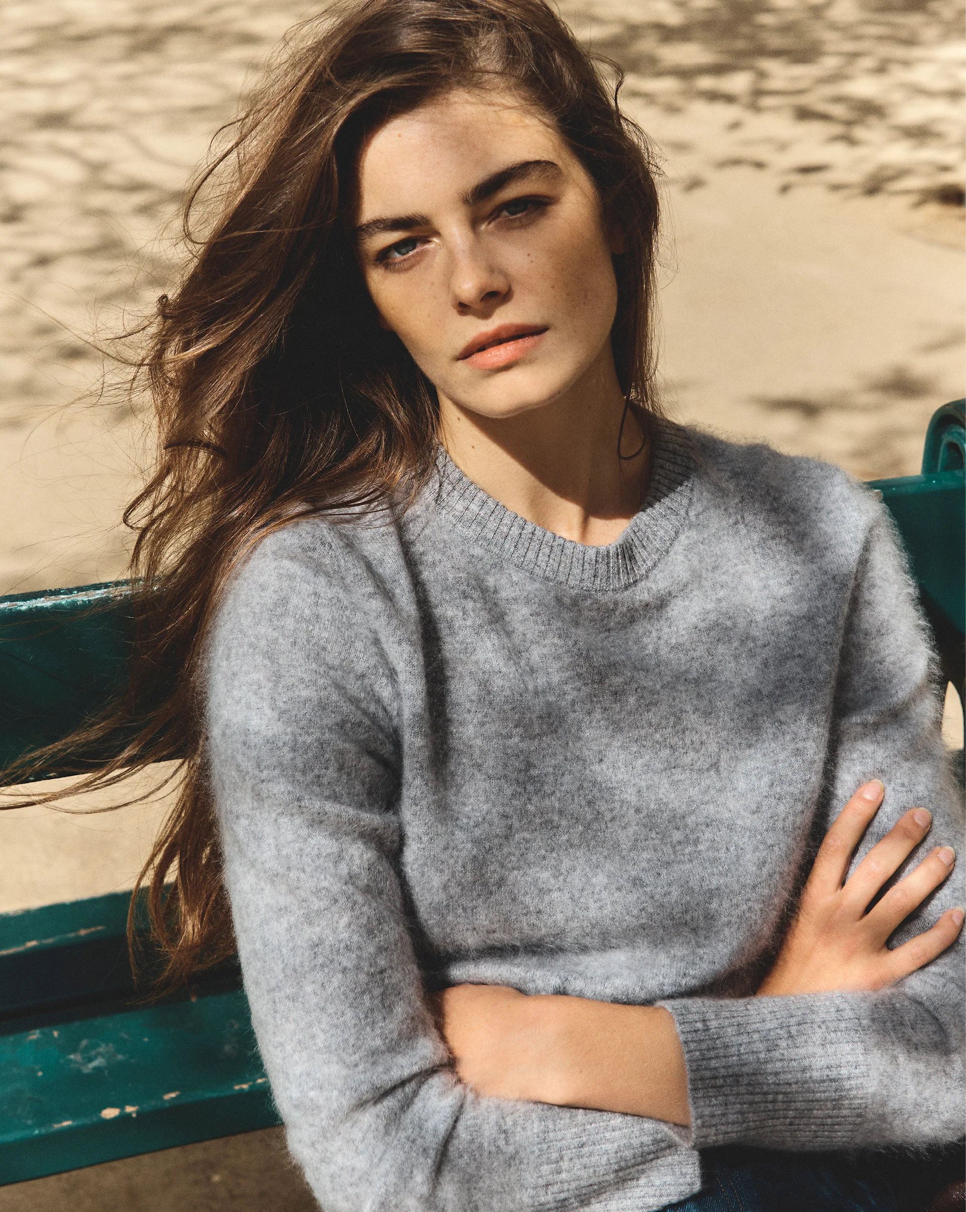 Pippen Brushed Cashmere Pullover - Image 6