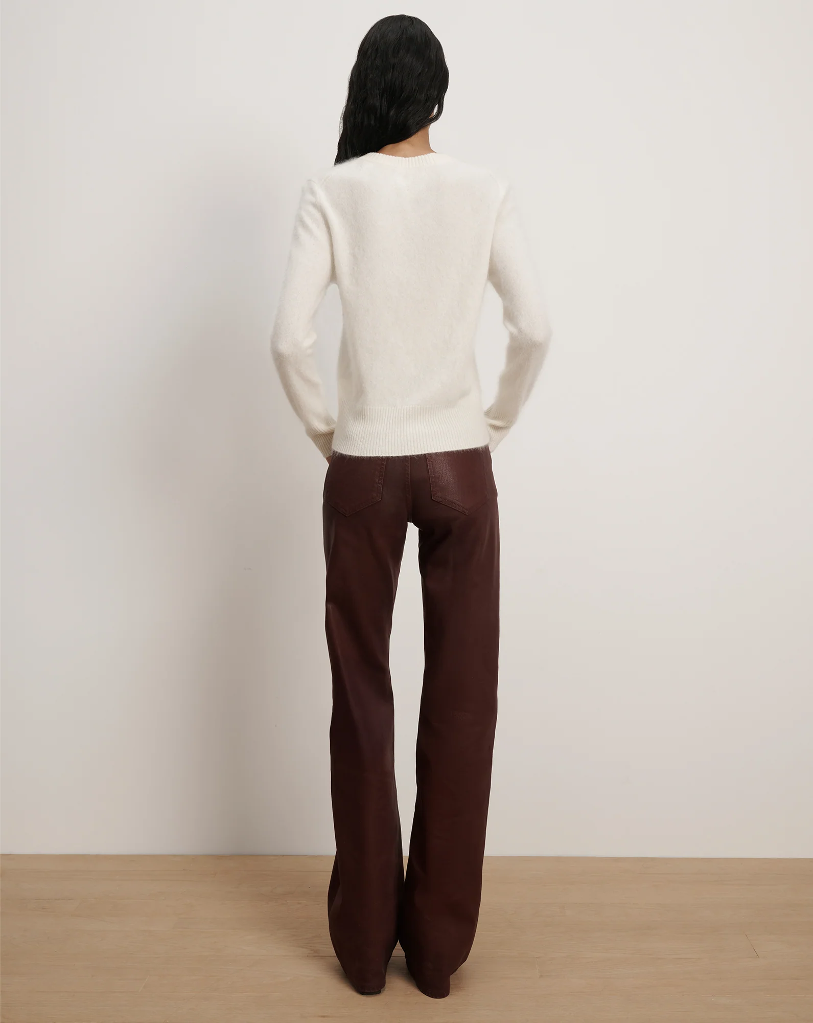Pippen Brushed Cashmere Pullover - Image 4