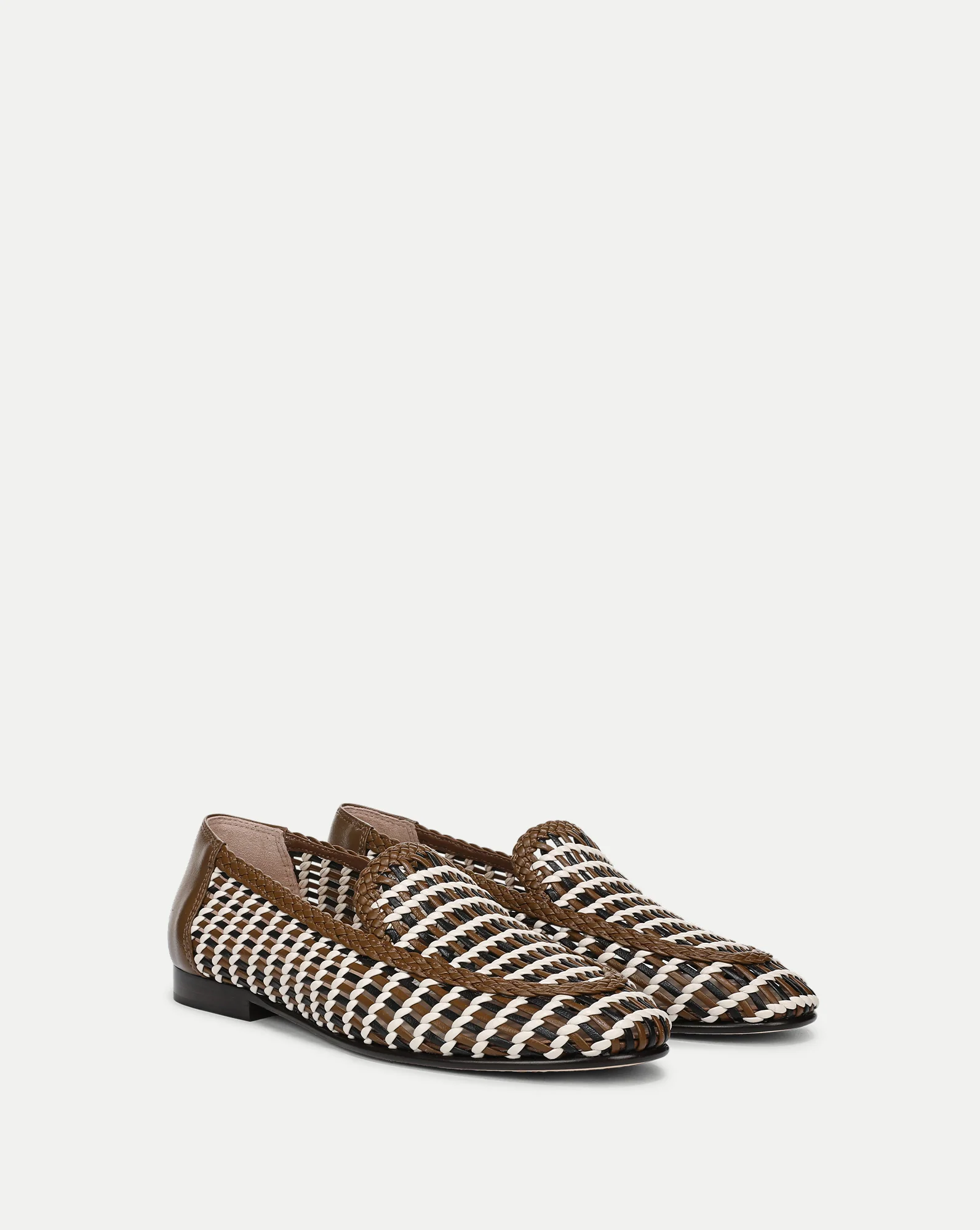 Prilla Woven Leather Loafer - Image 3