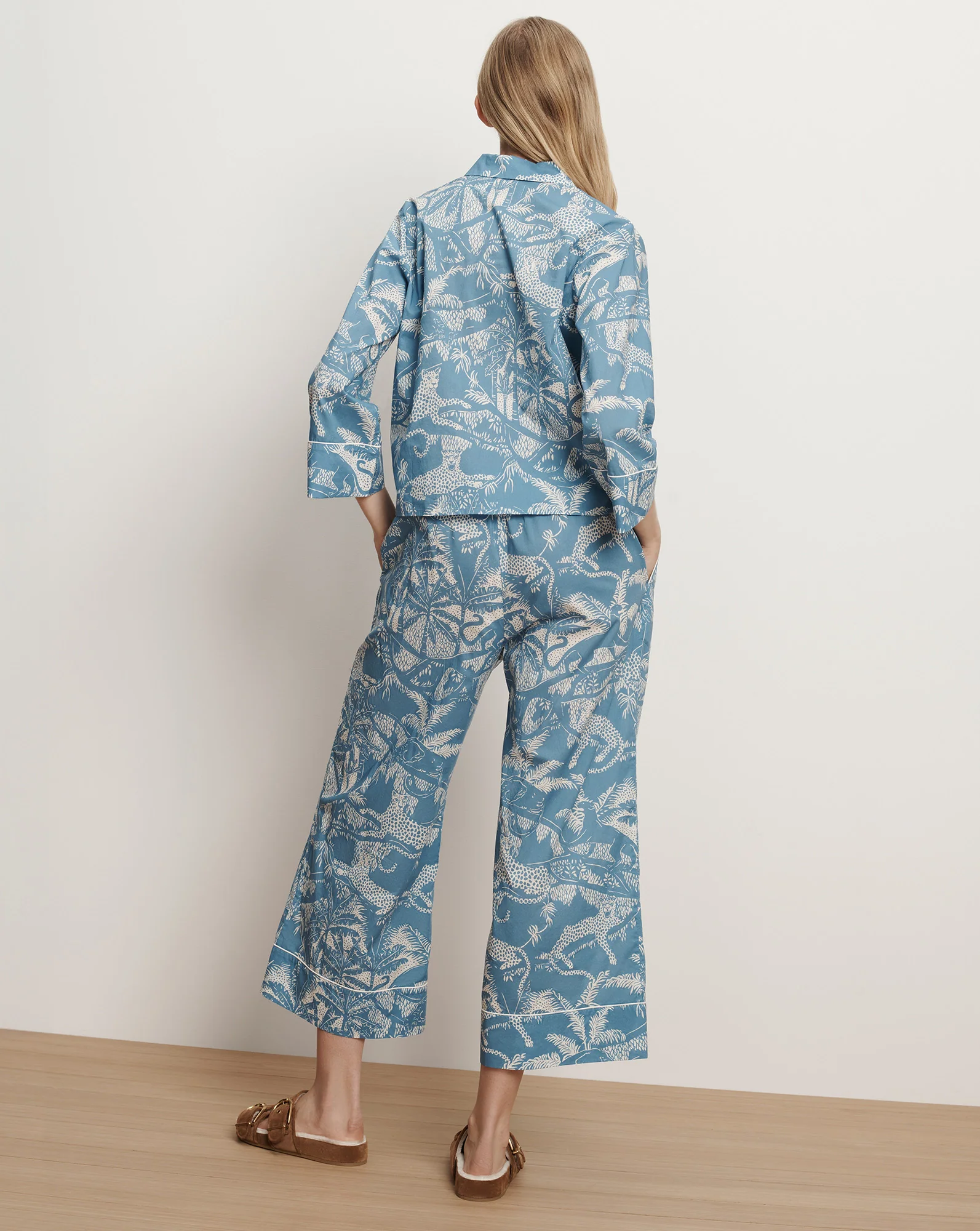 Long-Sleeve Cotton Pajama Set - Image 3