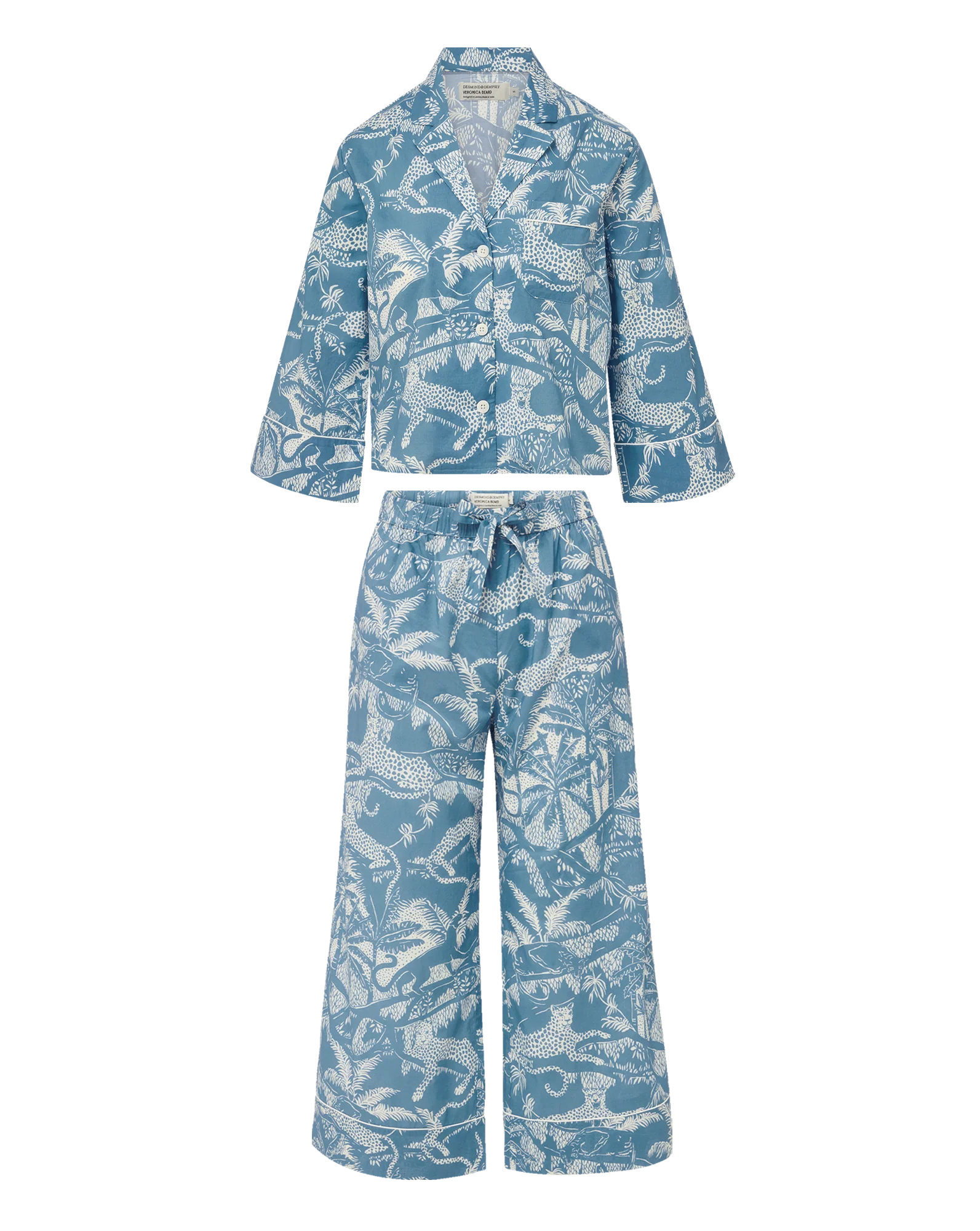 Long-Sleeve Cotton Pajama Set - Image 4