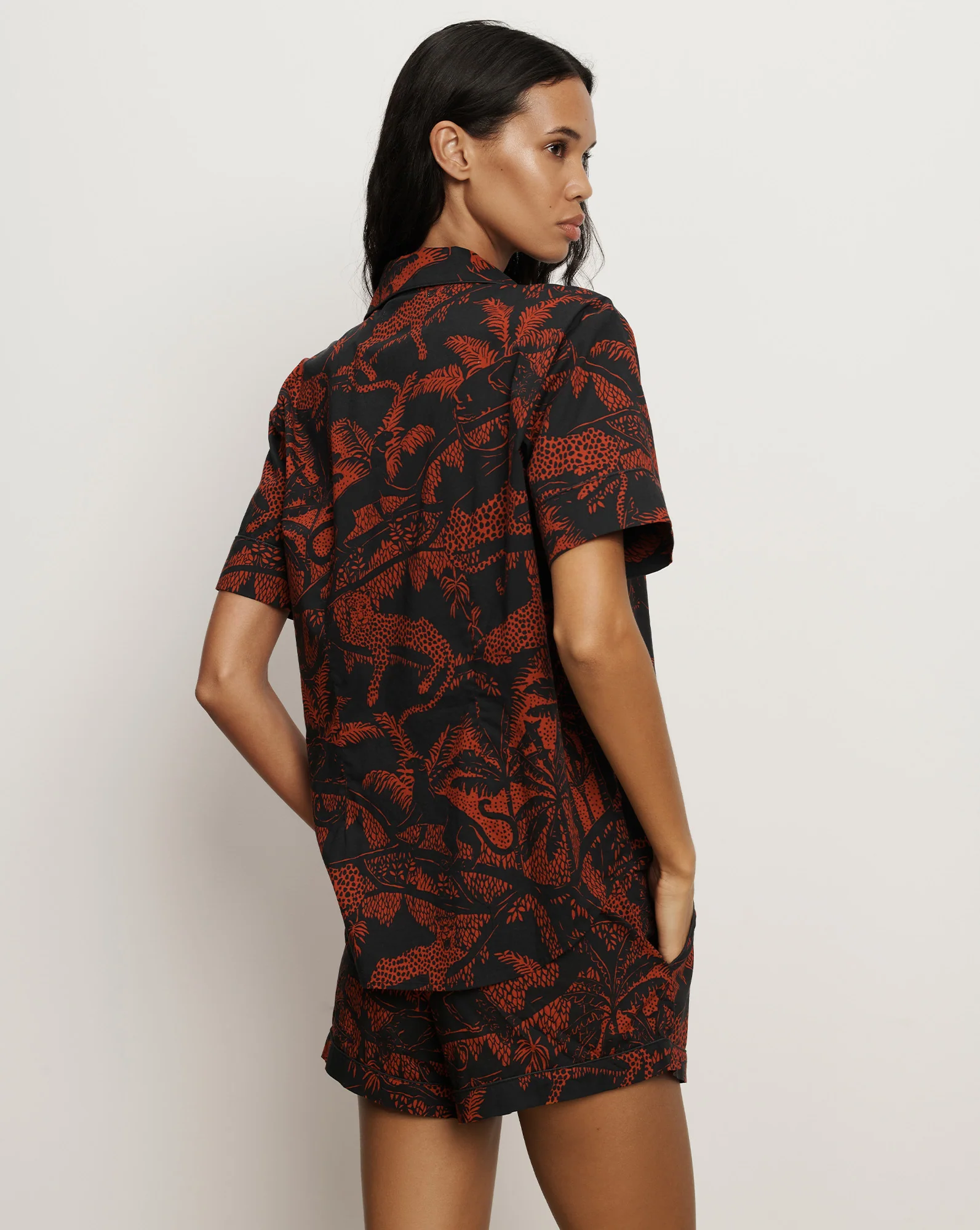 Short-Sleeve Cotton Pajama Set - Image 3