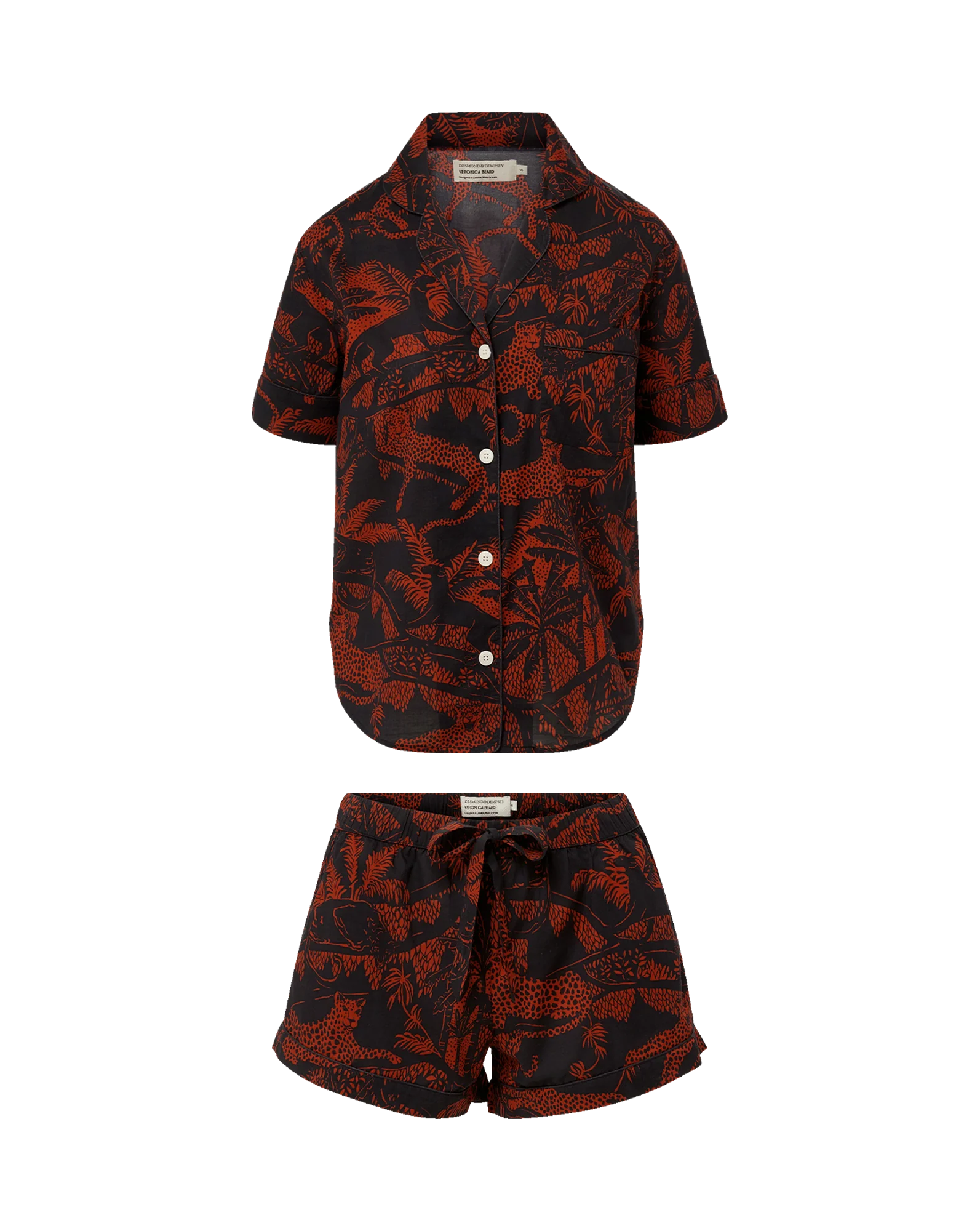 Short-Sleeve Cotton Pajama Set - Image 4