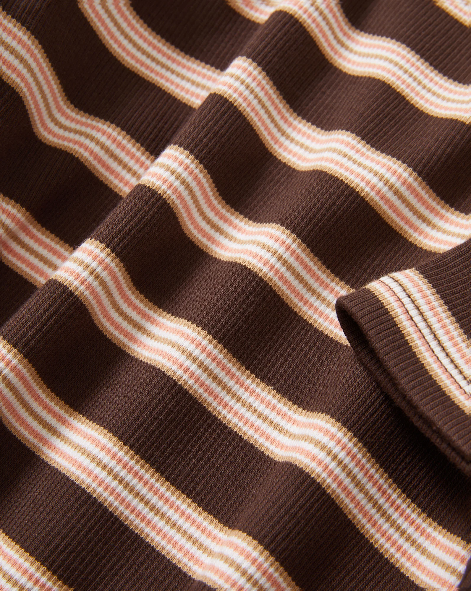 Pruitt Striped Ribbed T-Shirt - Image 3