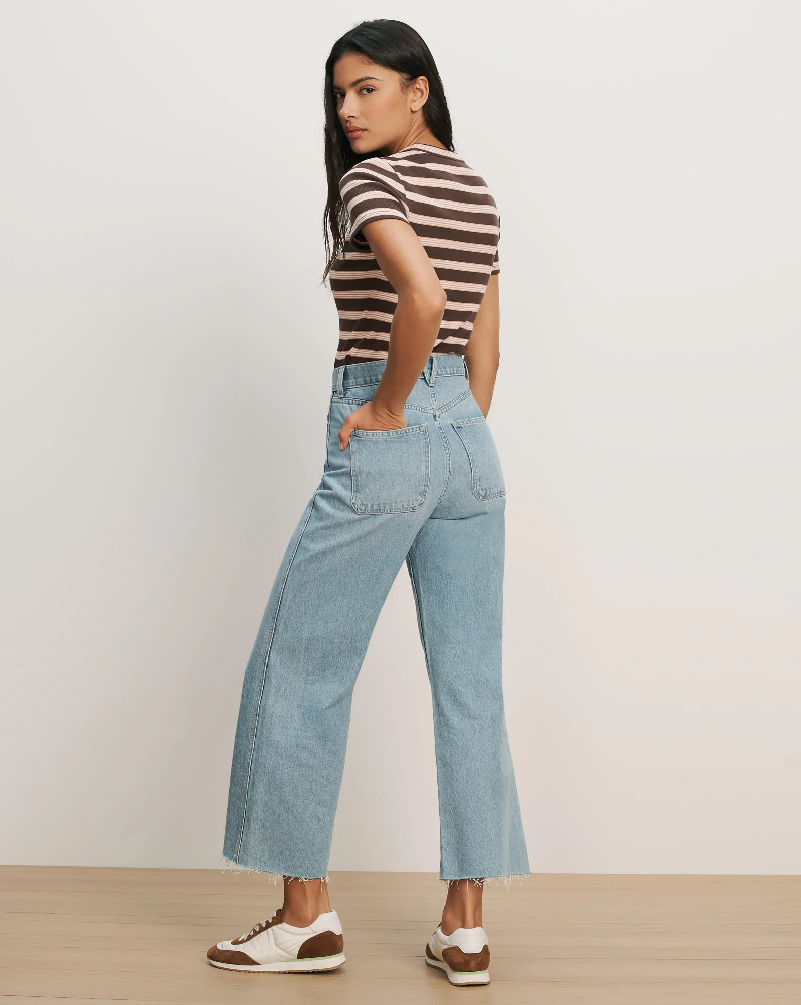 Pruitt Striped Ribbed T-Shirt - Image 4
