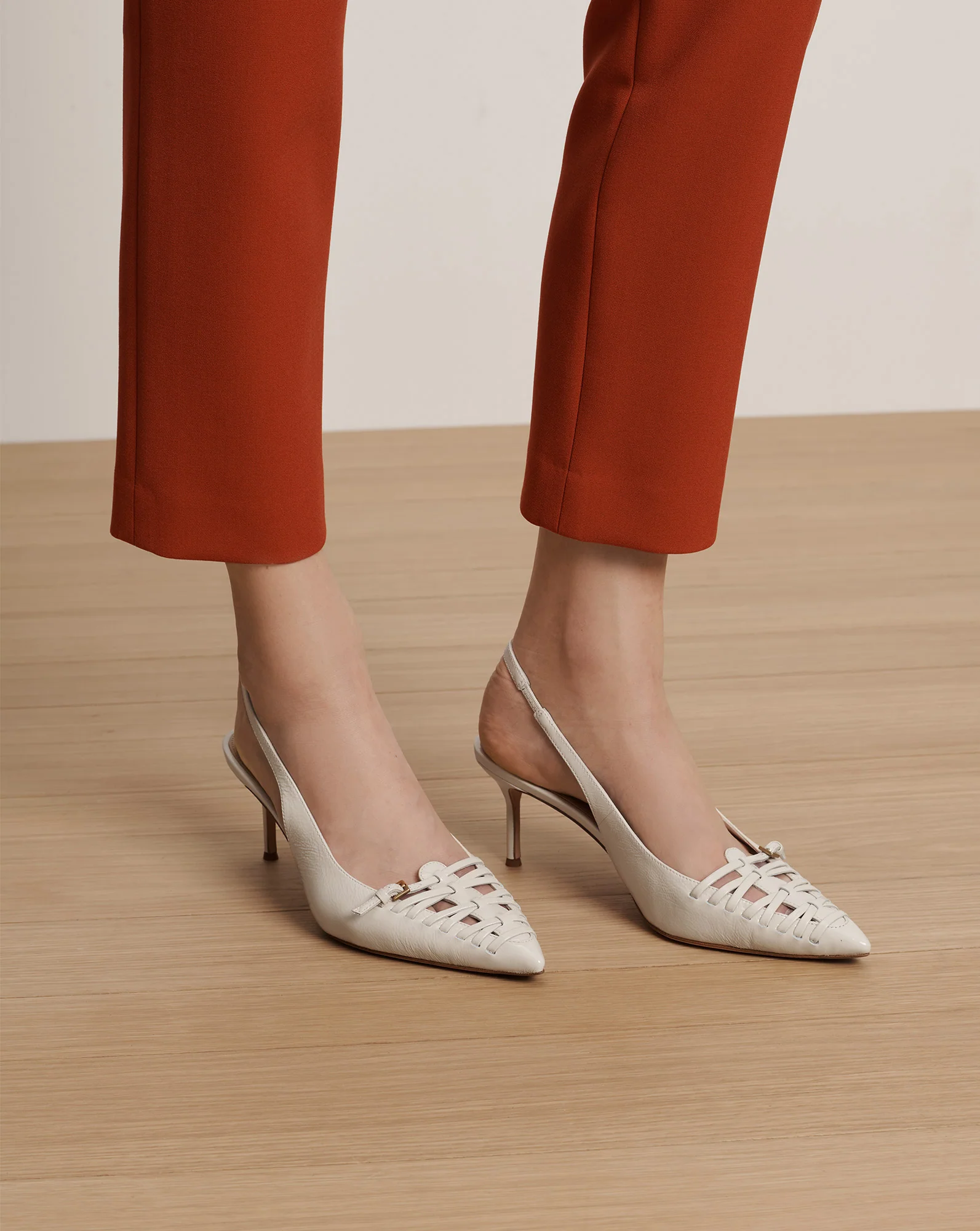 Rashida Woven Slingback Heel - Image 2