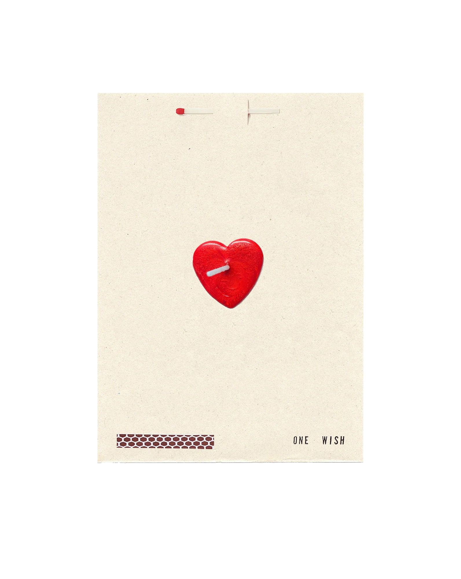 Red Heart Wish Card - Image 2