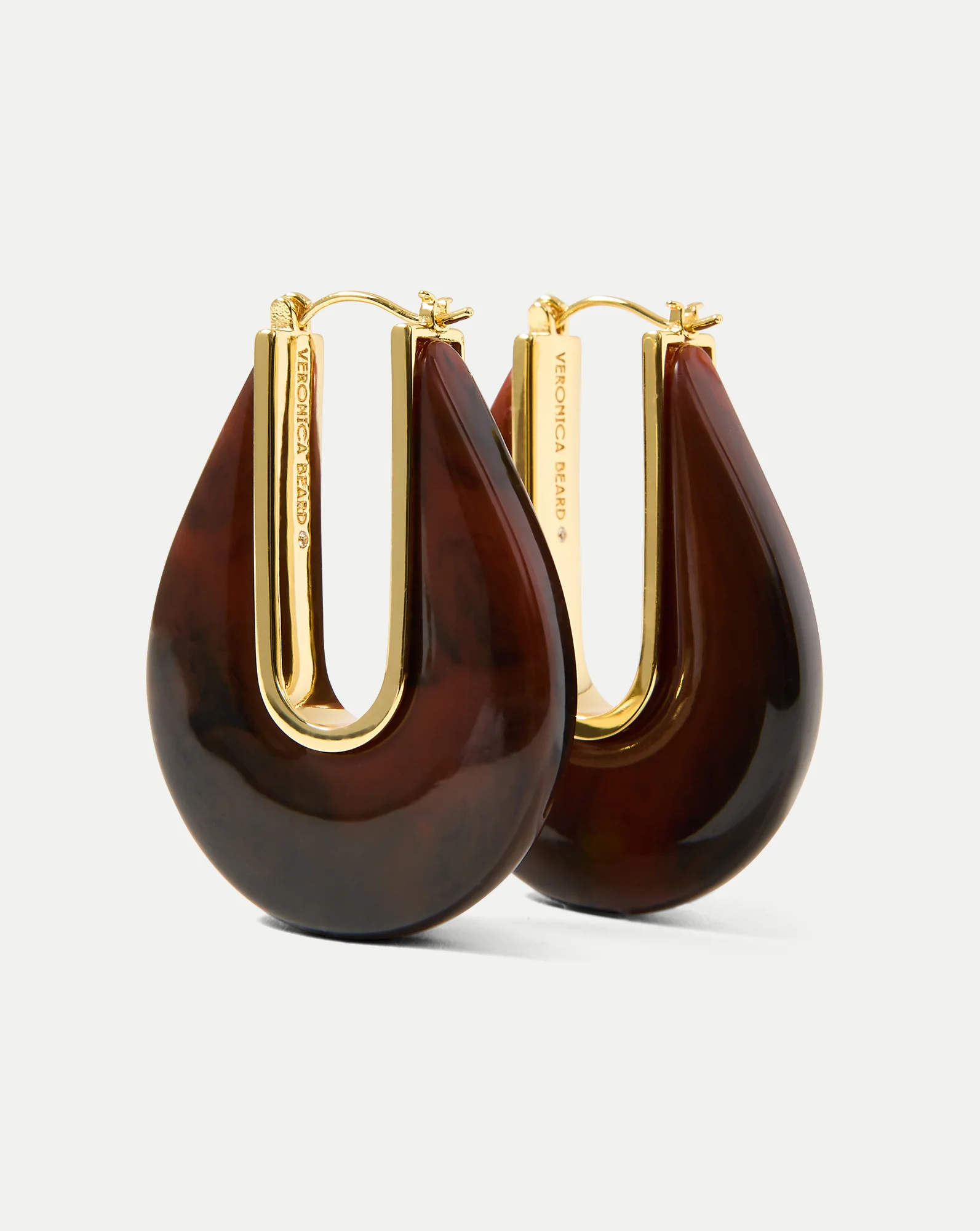 Resin Drop Hoop Earring - Image 4