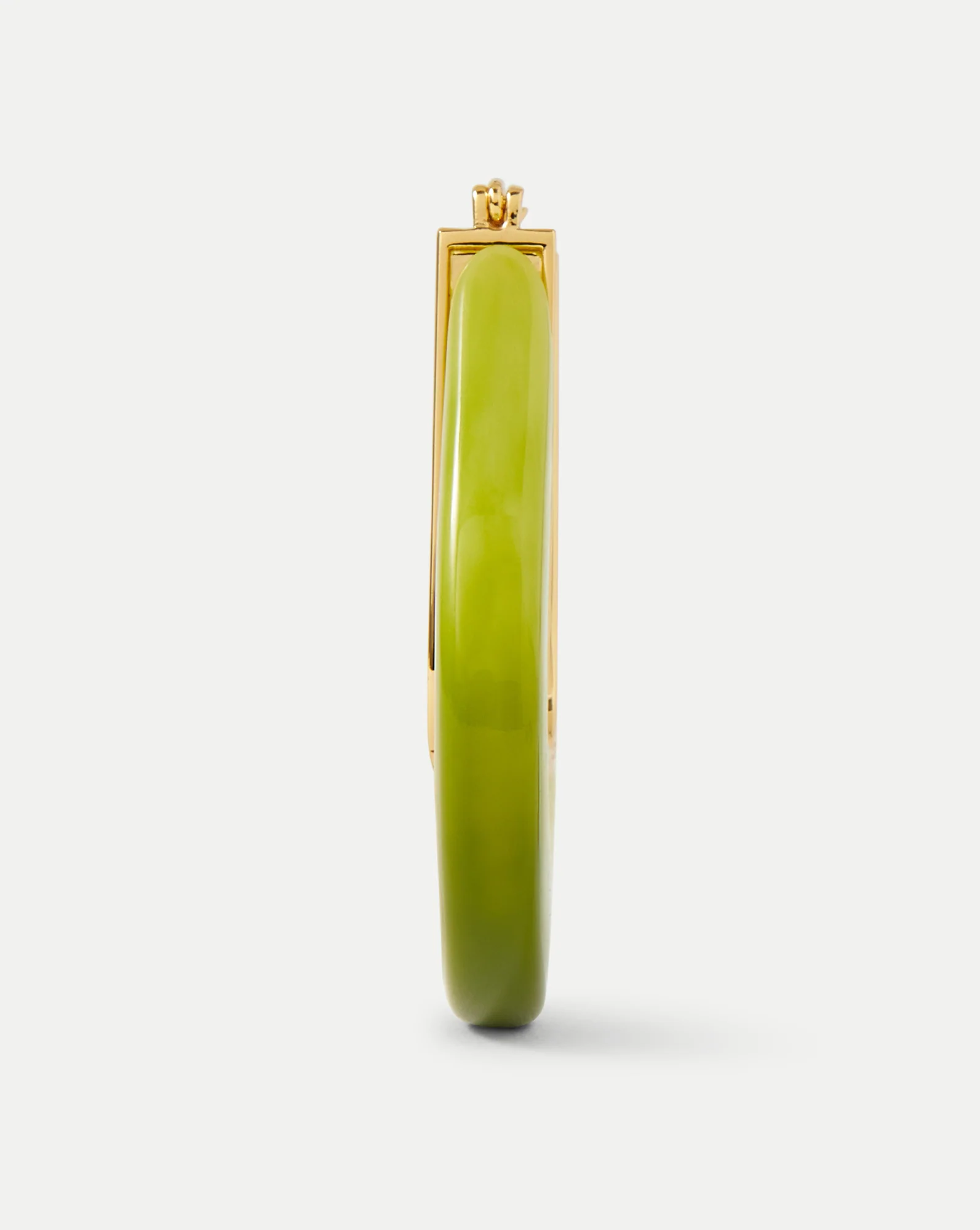 Resin Drop Hoop Earring - Image 3