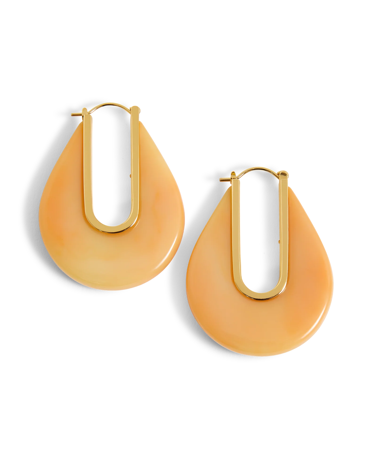 Resin Drop Hoop Earring - Image 7
