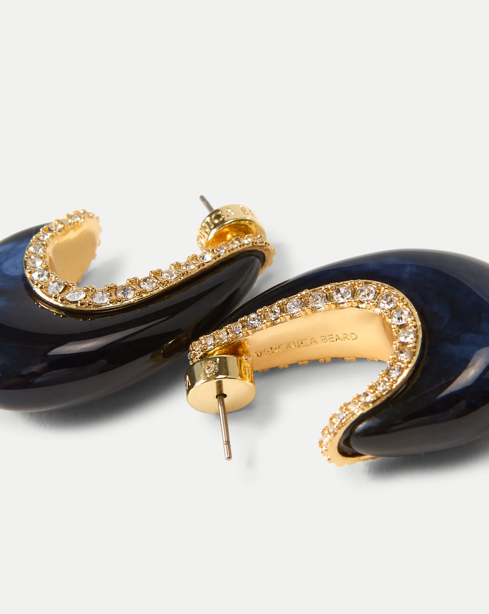 Resin J-Hoop Earring - Image 5
