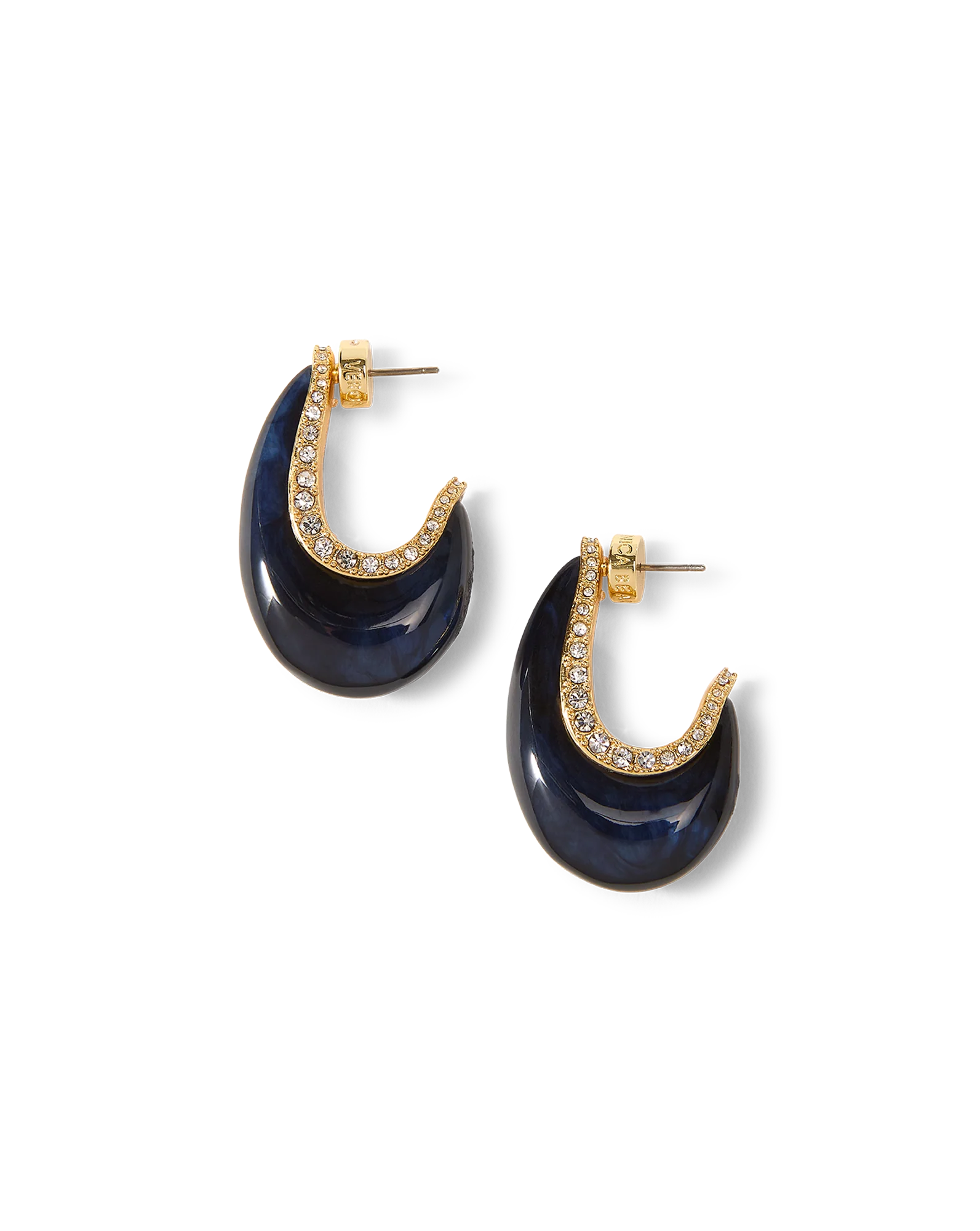 Resin J-Hoop Earring - Image 6