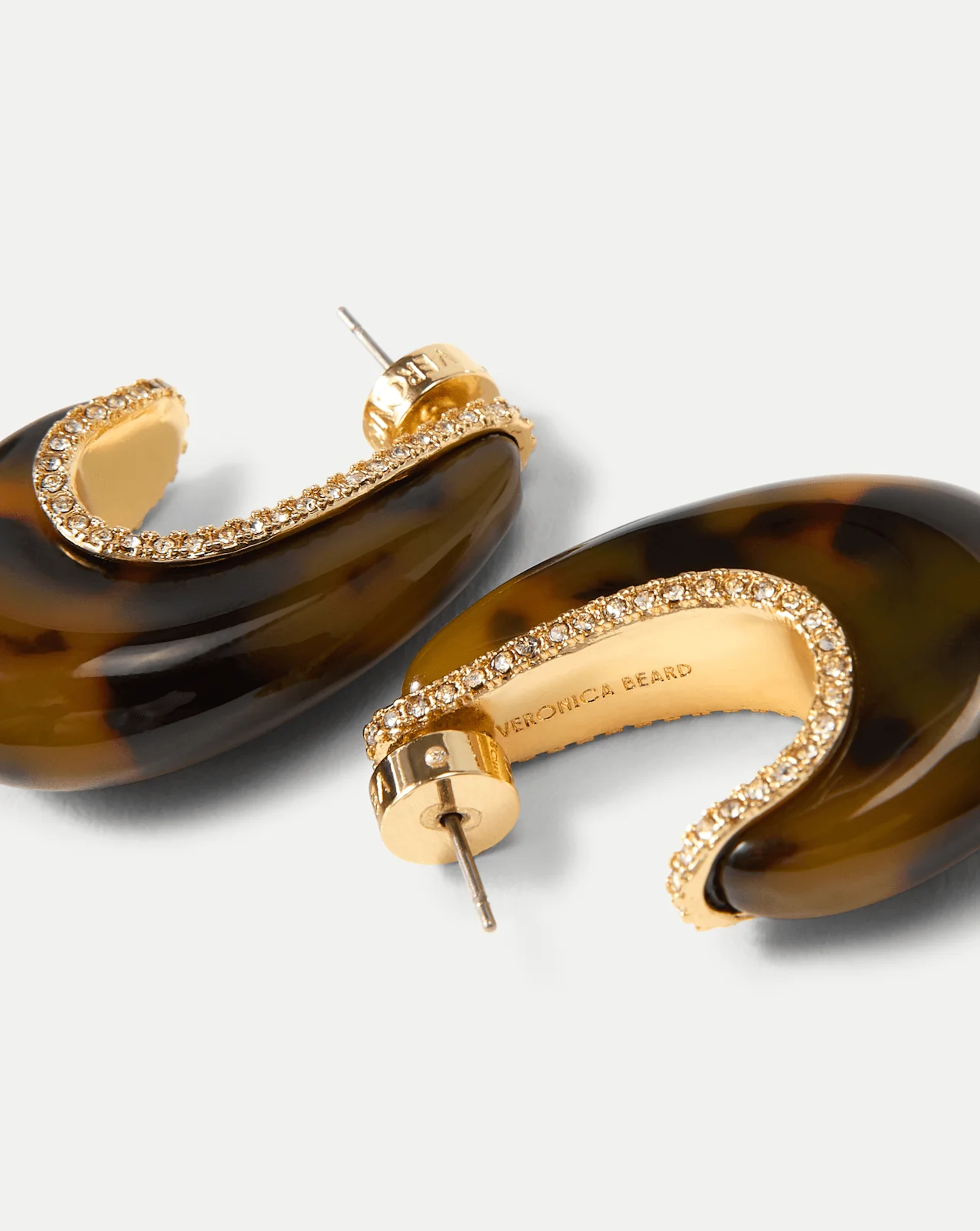 Resin J-Hoop Earring - Image 5