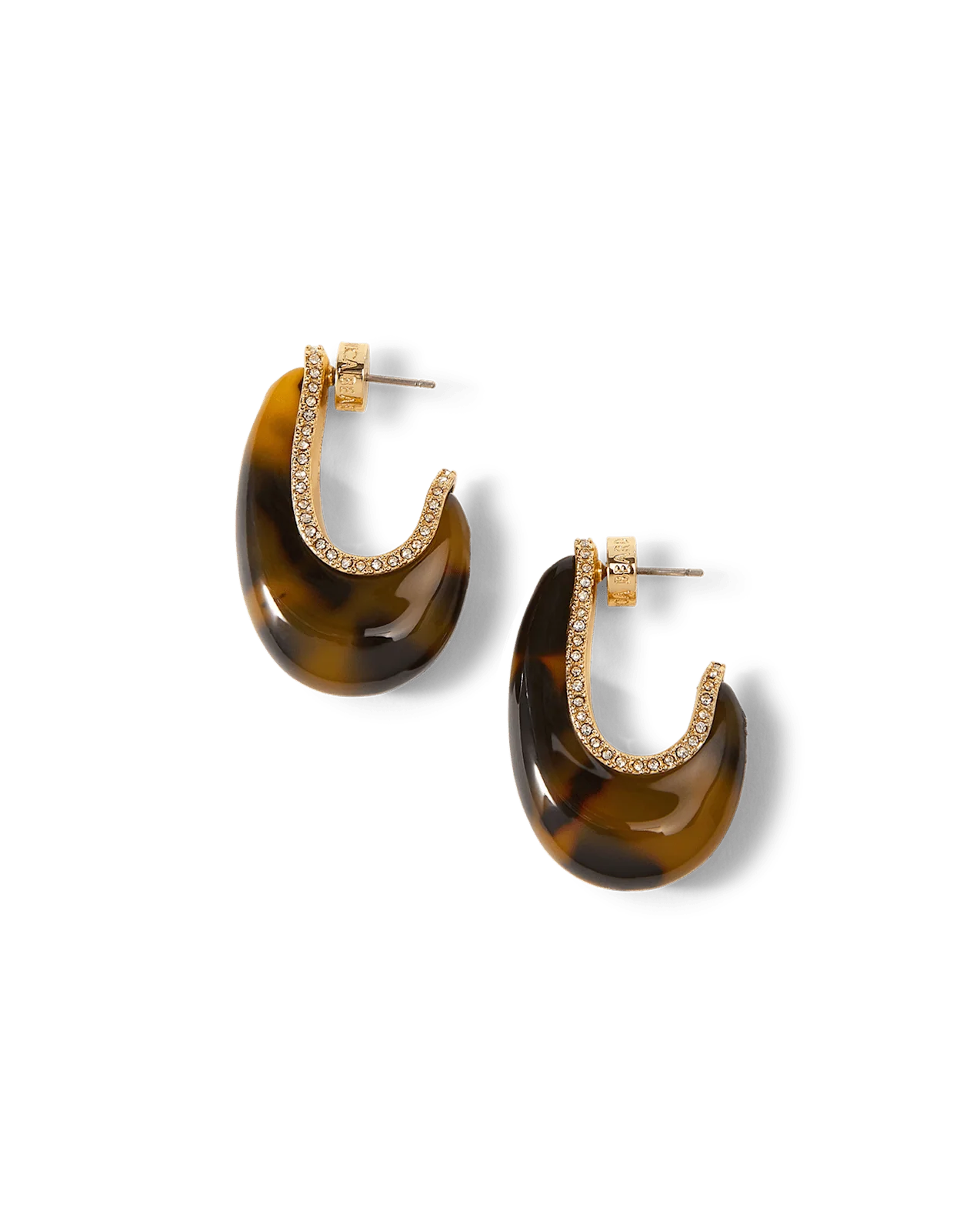 Resin J-Hoop Earring - Image 6