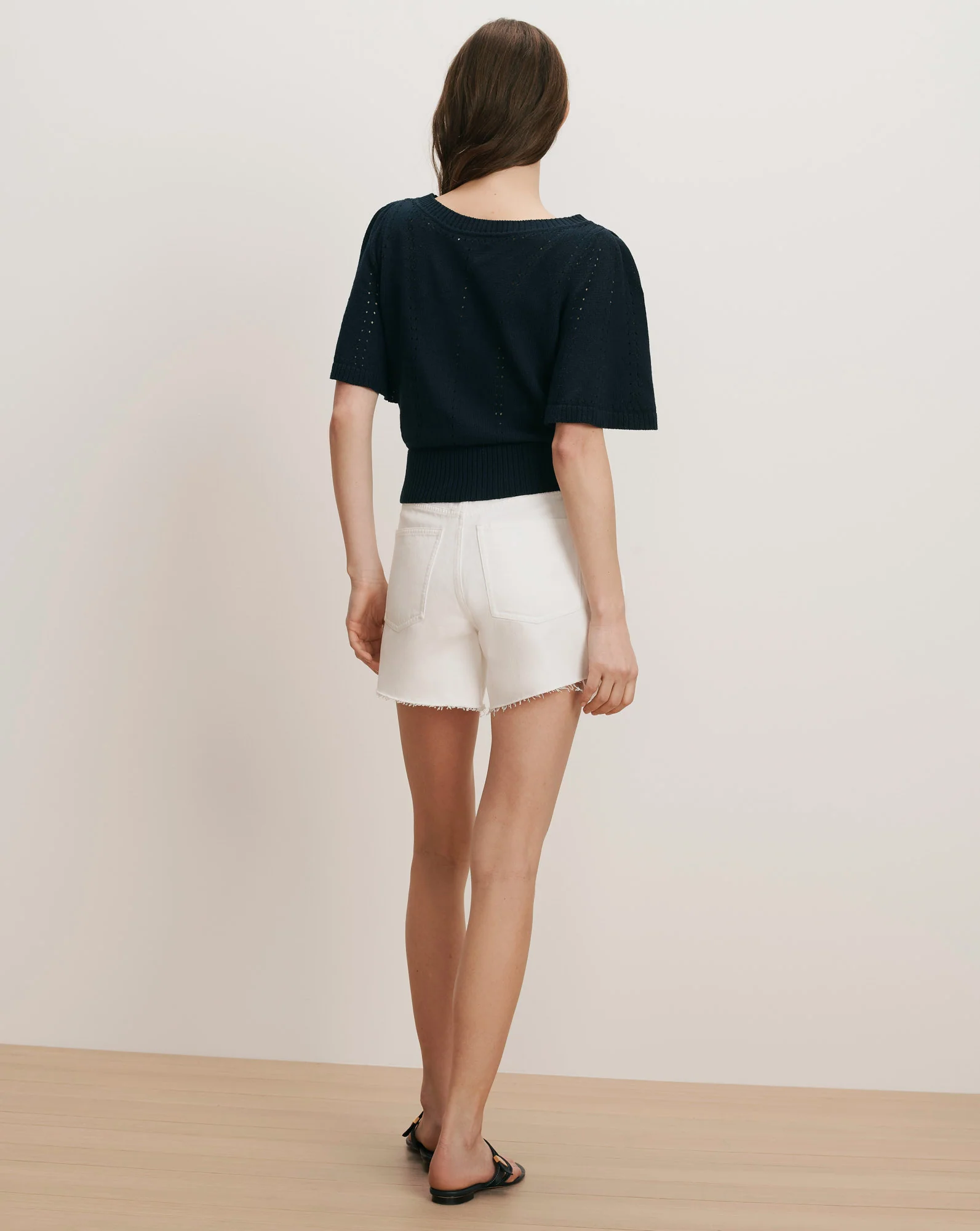 Rhennan Pointelle Knit Top - Image 4