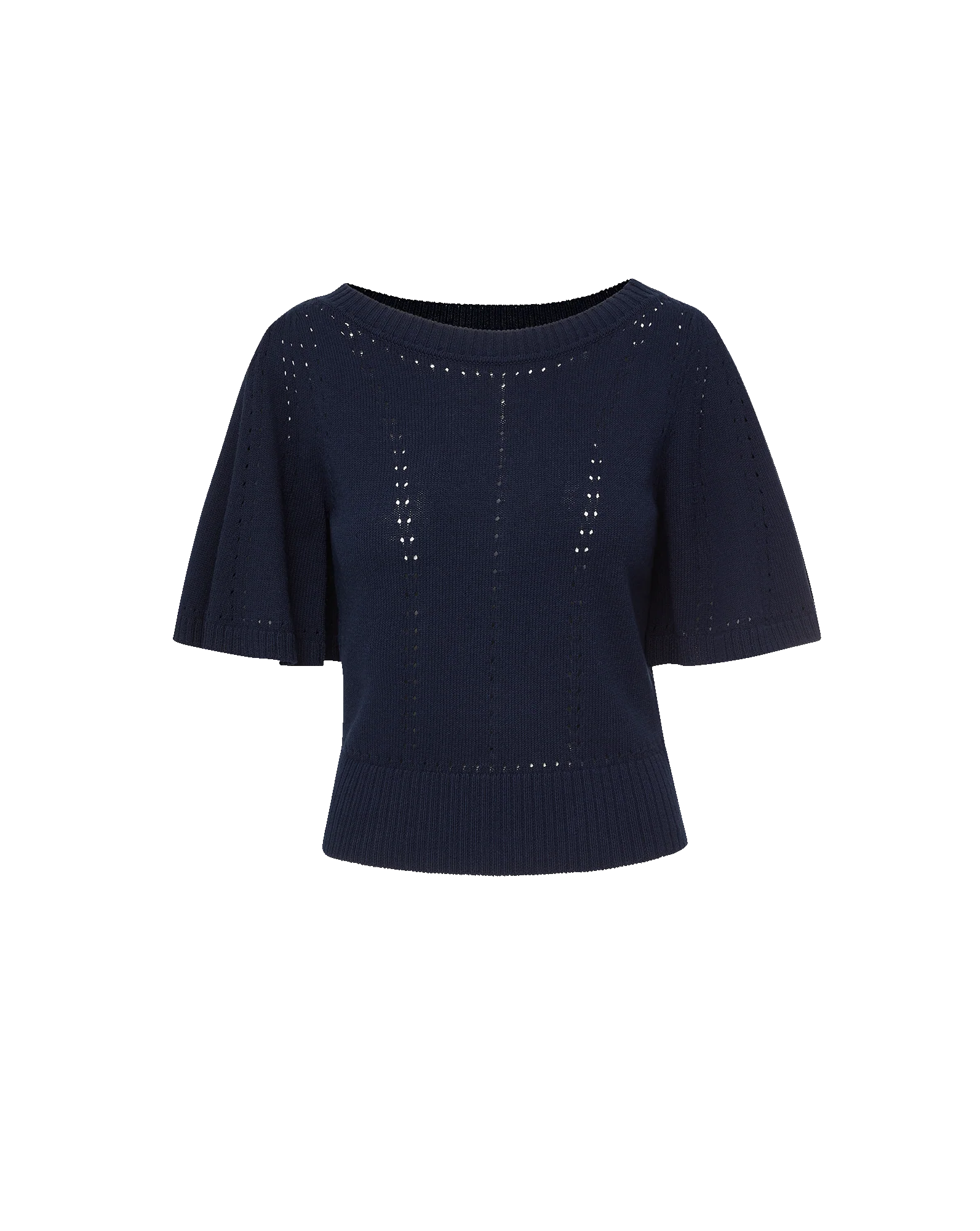 Rhennan Pointelle Knit Top - Image 6