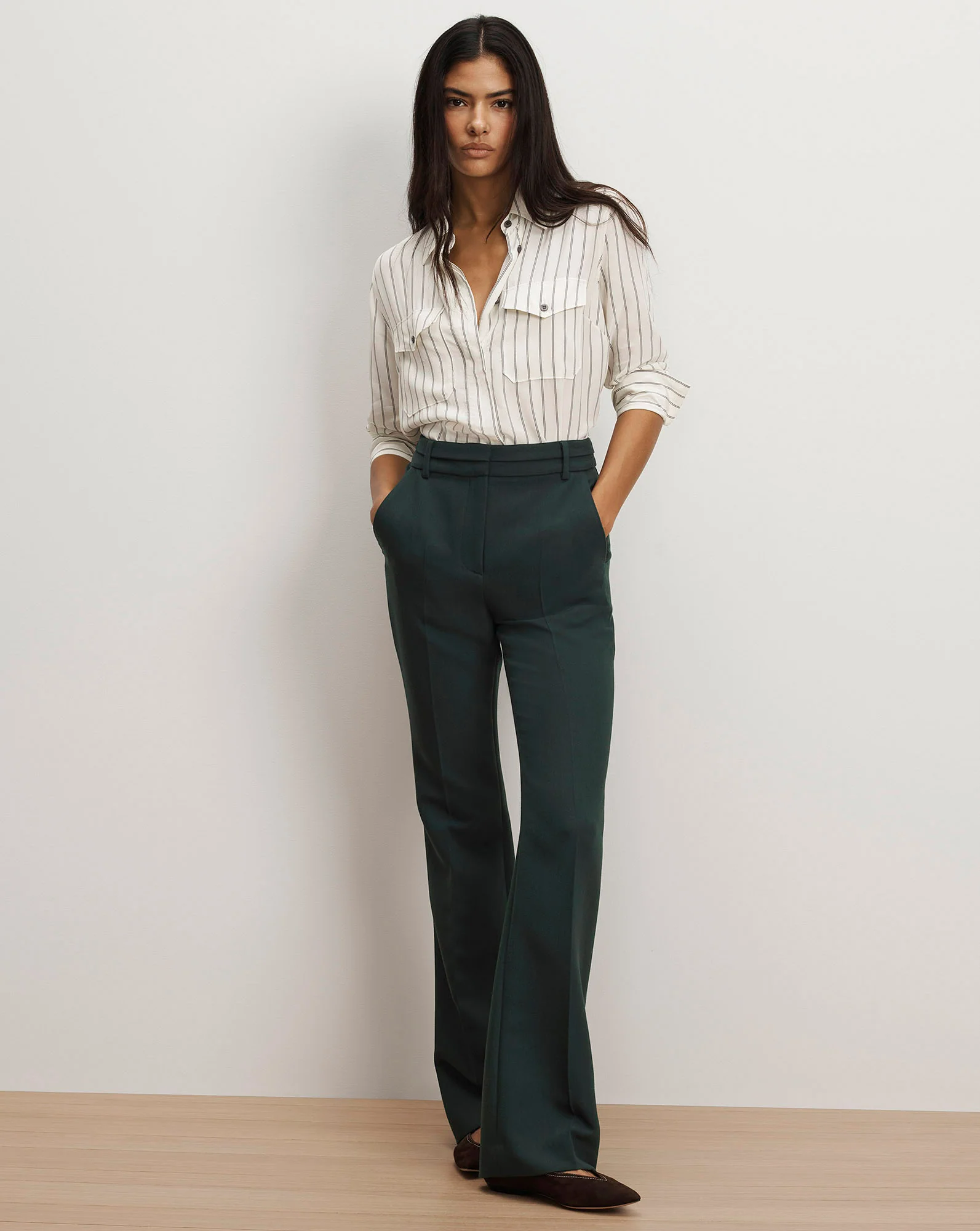 Saku Striped Button-Down Shirt - Image 2