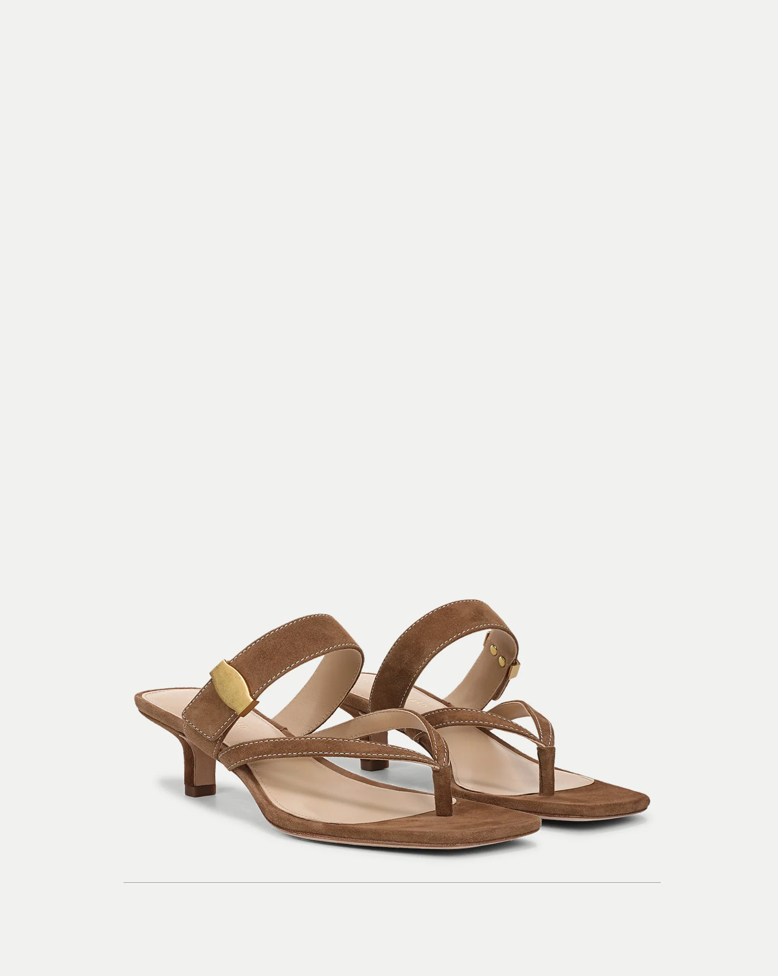 Salva Dash Kitten-Heel Sandal - Image 3