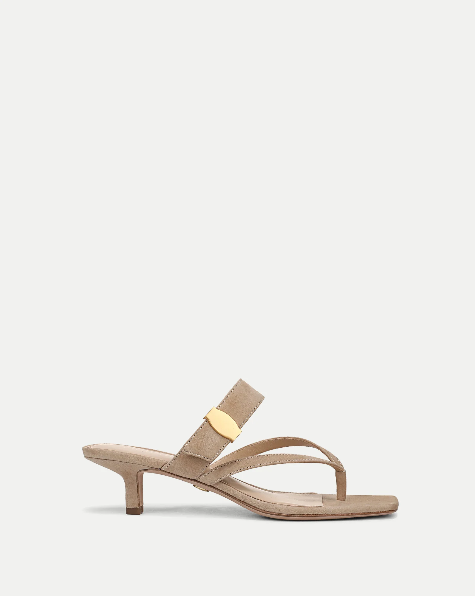 Salva Dash Kitten-Heel Sandal
