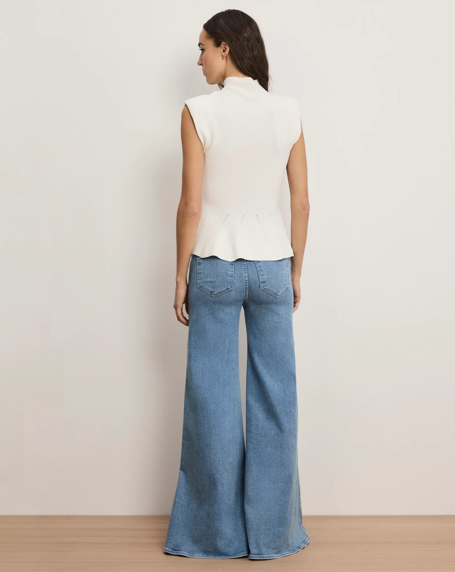 Seraphine Knit Peplum Top - Image 4