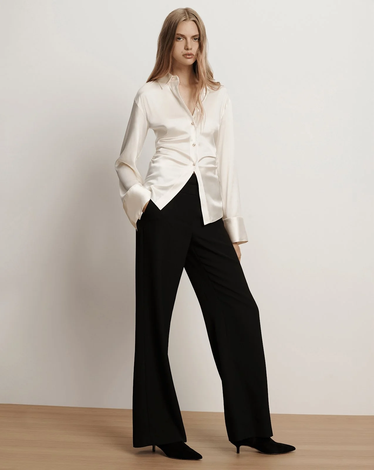 Shiona Stretch-Silk Blouse - Image 2