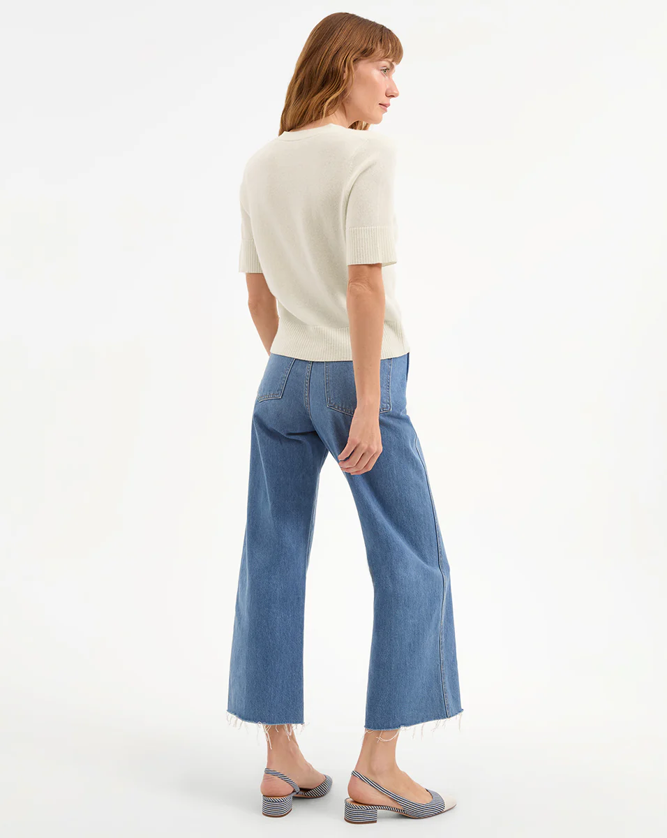 Solene Short Sleeve Cashmere Cardigan - Image 5