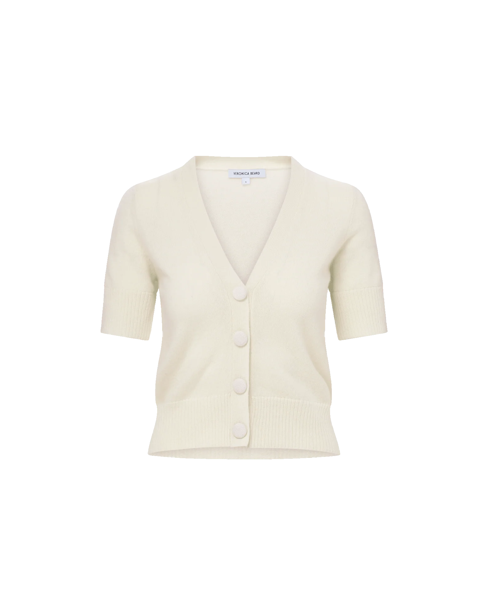 Solene Short Sleeve Cashmere Cardigan - Image 6