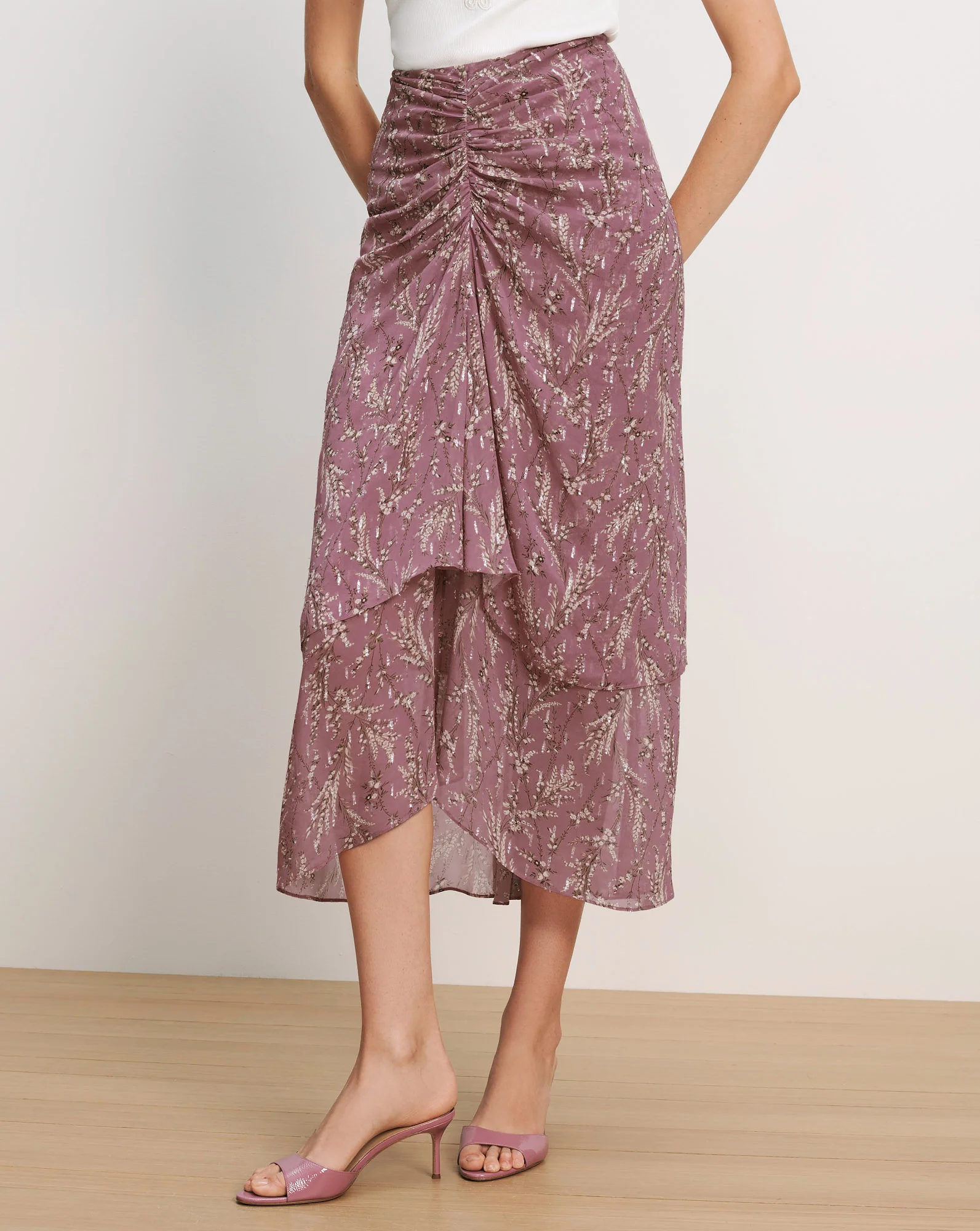 Sira Floral Midi Skirt - Image 2