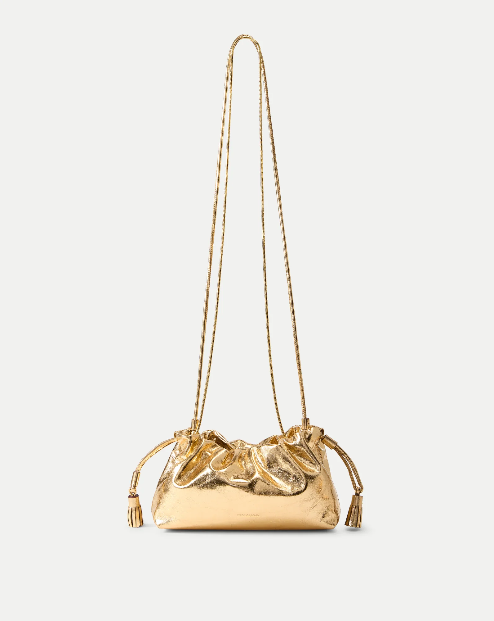 Small Metallic Veronica Beard Stash Bag - Image 6