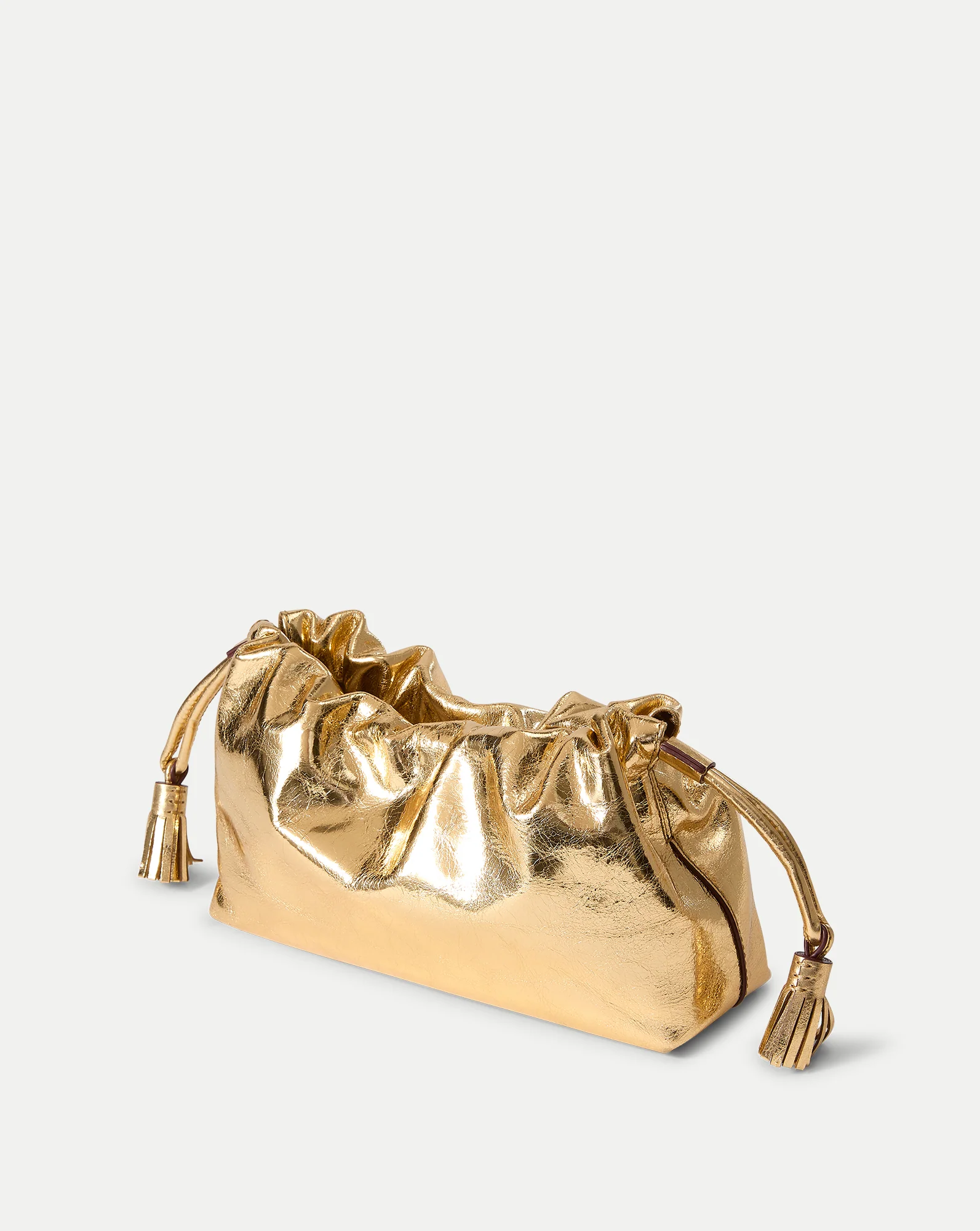 Small Metallic Veronica Beard Stash Bag - Image 7