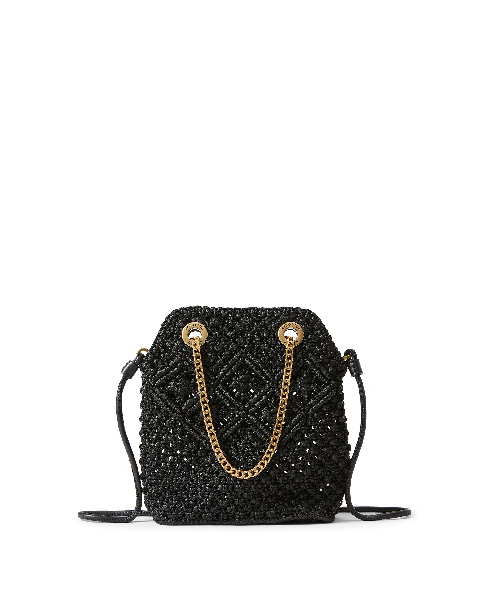 Small Veronica Beard Macramé Slouch Bag - Image 7